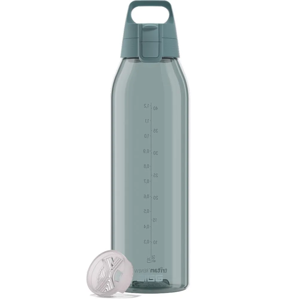 Sigg - Tritan Trinkflasche - Total Color ONE Morning Blue - Für Kohlensäurehaltige Getränke Geeignet - Spülmaschinenfes…