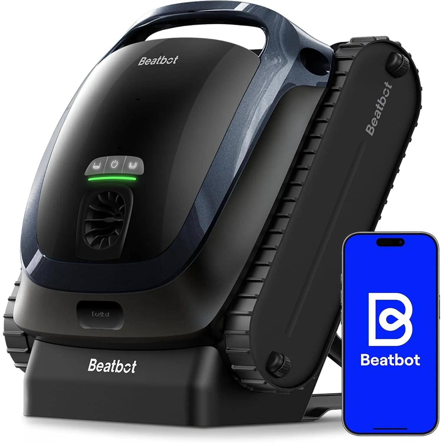 Beatbot AquaSense 2 Poolroboter, Oberflächen-Parkfunktion, Fenstergrau