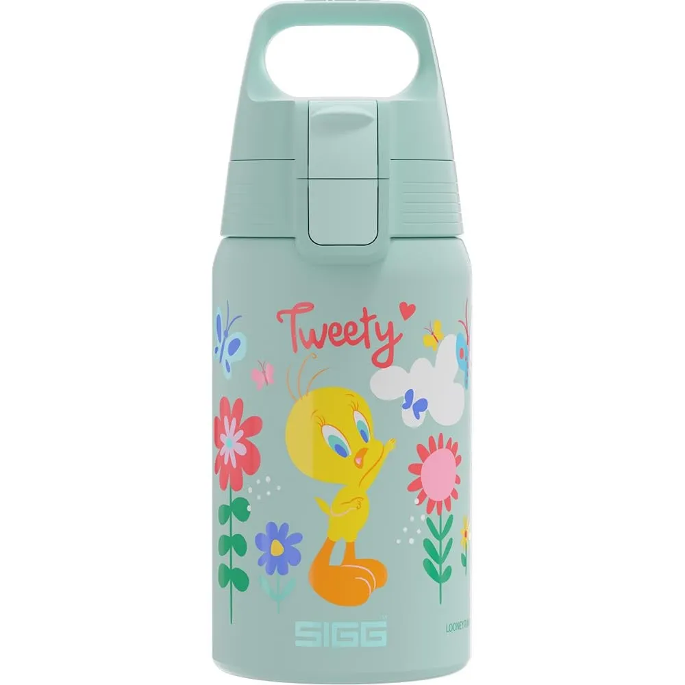 Sigg - Edelstahl Trinkflasche Kinder - SHIELD ONE Tweety - Für kohlensäurehaltige Getränke geeignet - Federleicht - BPA…