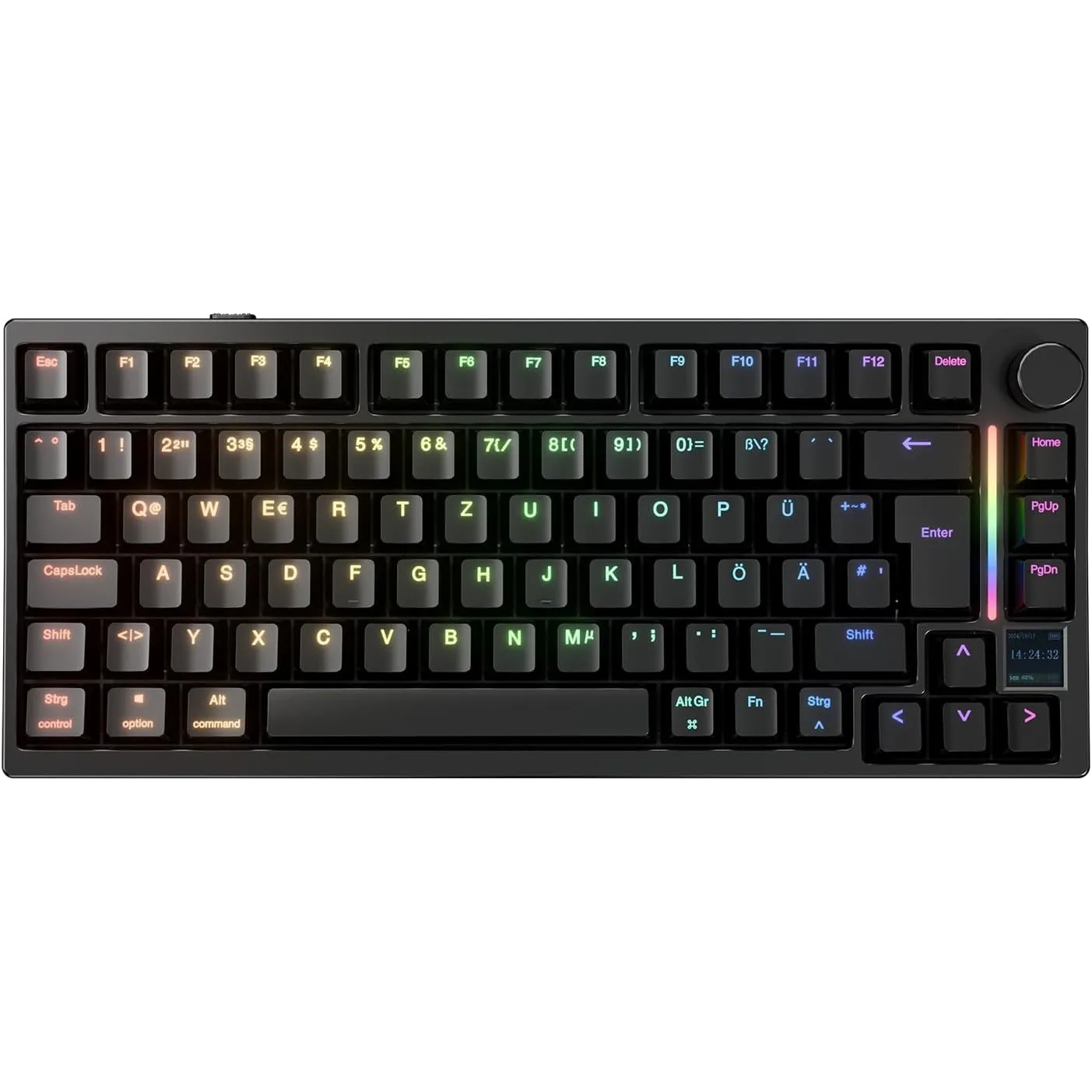 GK GAMAKAY TK75HE V2 Rapid Trigger Gaming Tastatur QWERTZ (ISO-DE Layout)