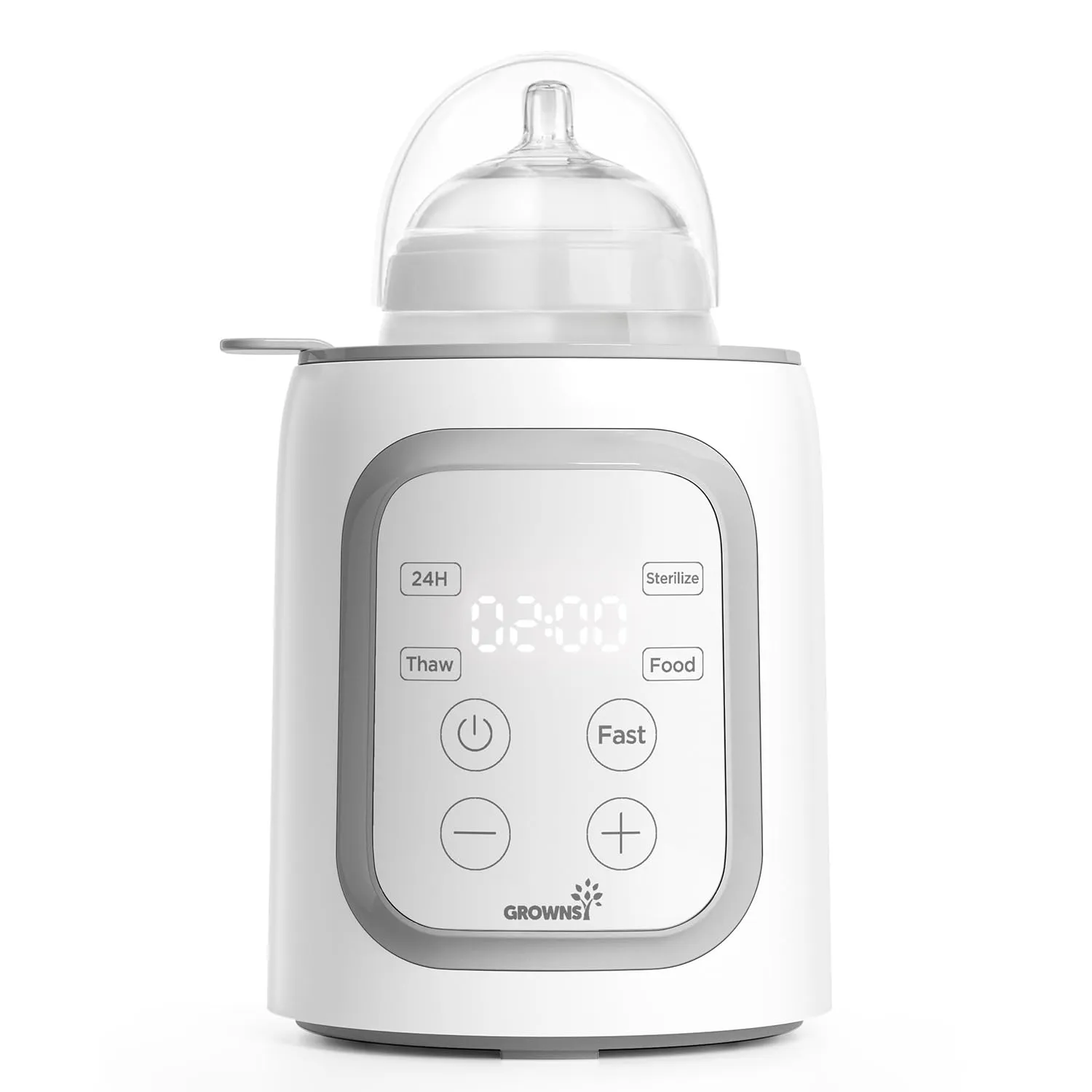 Grownsy Baby Bottle Warmer, 10-in-1 Bottle Warmer for All Bottles with Timer, Precise Temperature Control and Automatic…
