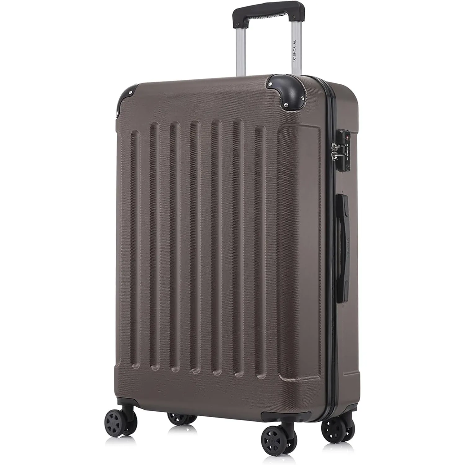 Premium Reisekoffer TSA-Schloss,YKK-Reißverschluss Hartschalen-Koffer Trolley Rollkoffer Suitcase Handgepäck 4 Rollen (…