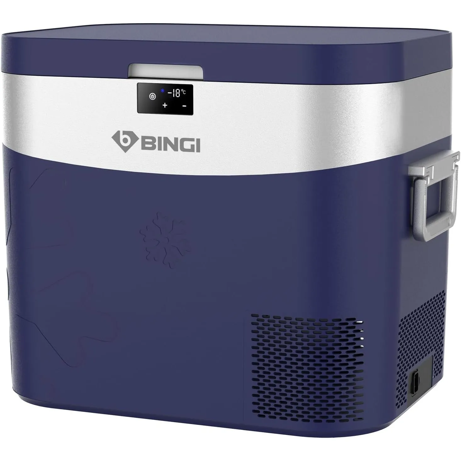 BINGI Kompressor Kühlbox 22L Mini Tragbarer Elektrischer Kühlschrank 12/24V DC Elektrischer Gefrierschrank Tragbarer Ge…