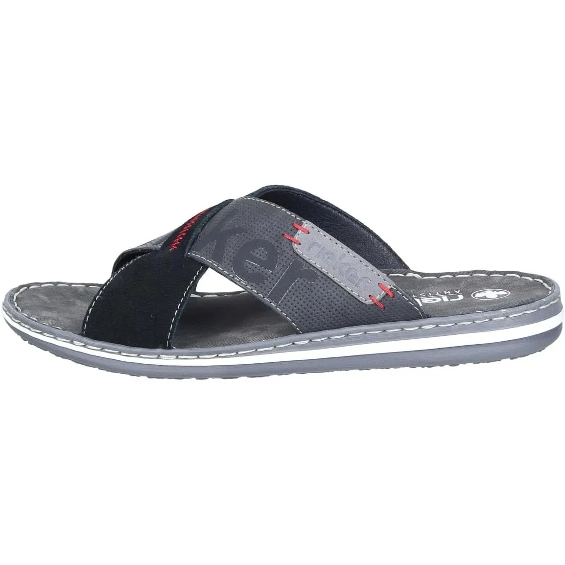 Rieker Herren Pantoletten 21098, Männer Slipper