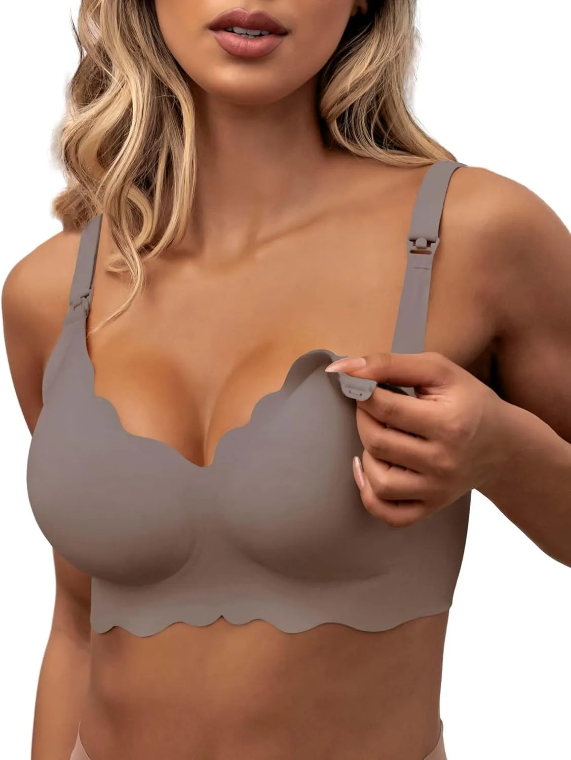 As Fairy Still-BHS zum Stillen, Kabelloser Nahtloser Schwangerschafts-BH Ultra Komfort Schwangerschafts Schlaf Bralette…