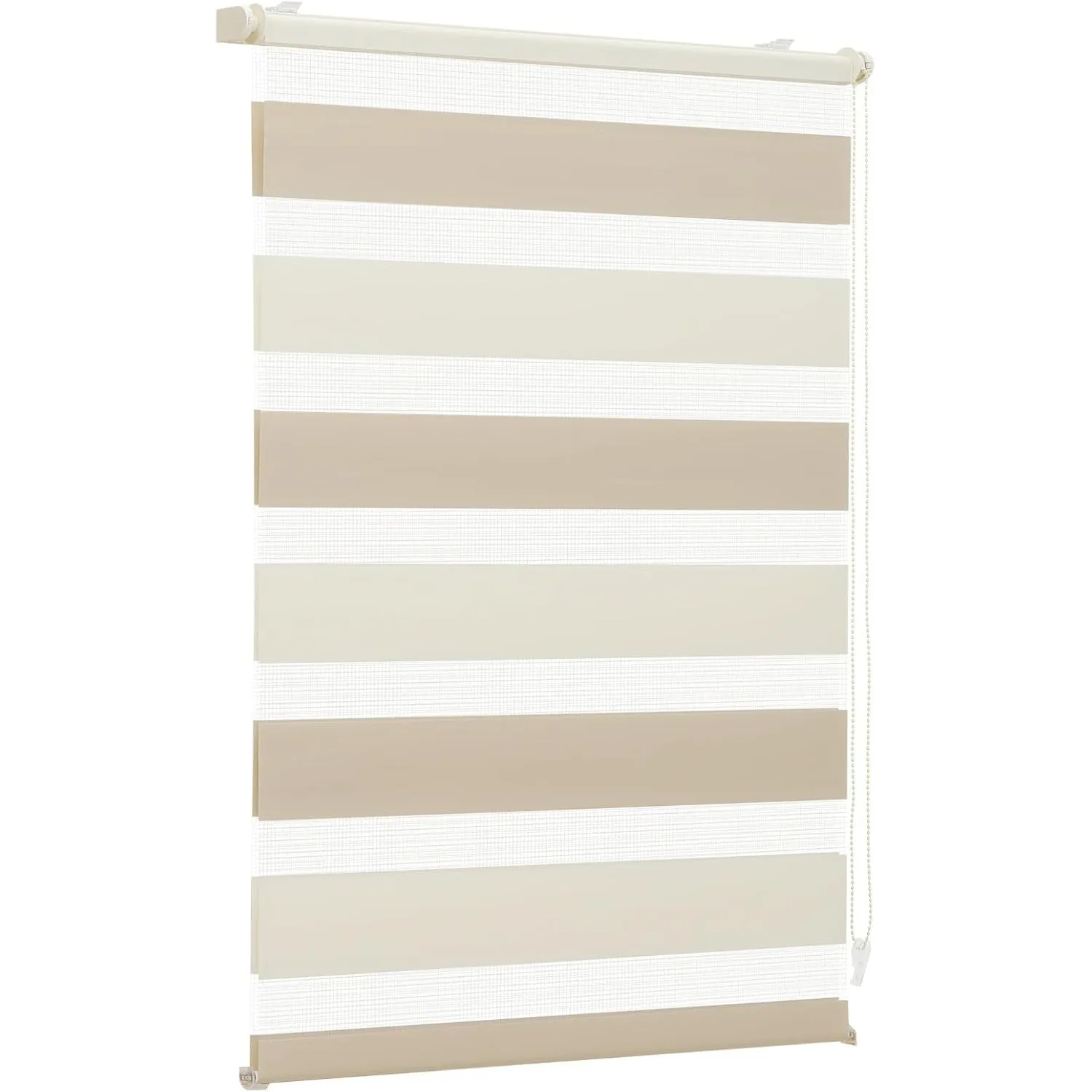 Sekey Doppelrollo Klemmfix ohne Bohren für Fenster, Zweifarbig Doppelrollo 80 cm breit, Duo Rollo Jalousie Sonnenschutz…