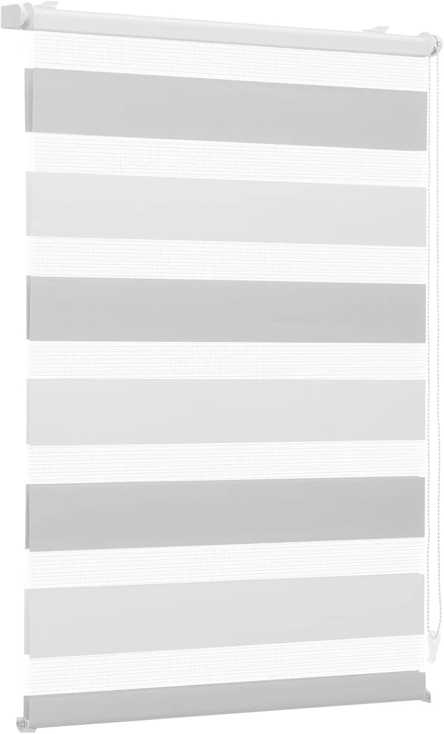 Sekey Doppelrollo Klemmfix ohne Bohren für Fenster, Zweifarbig Doppelrollo 80 cm breit, Duo Rollo Jalousie Sonnenschutz…