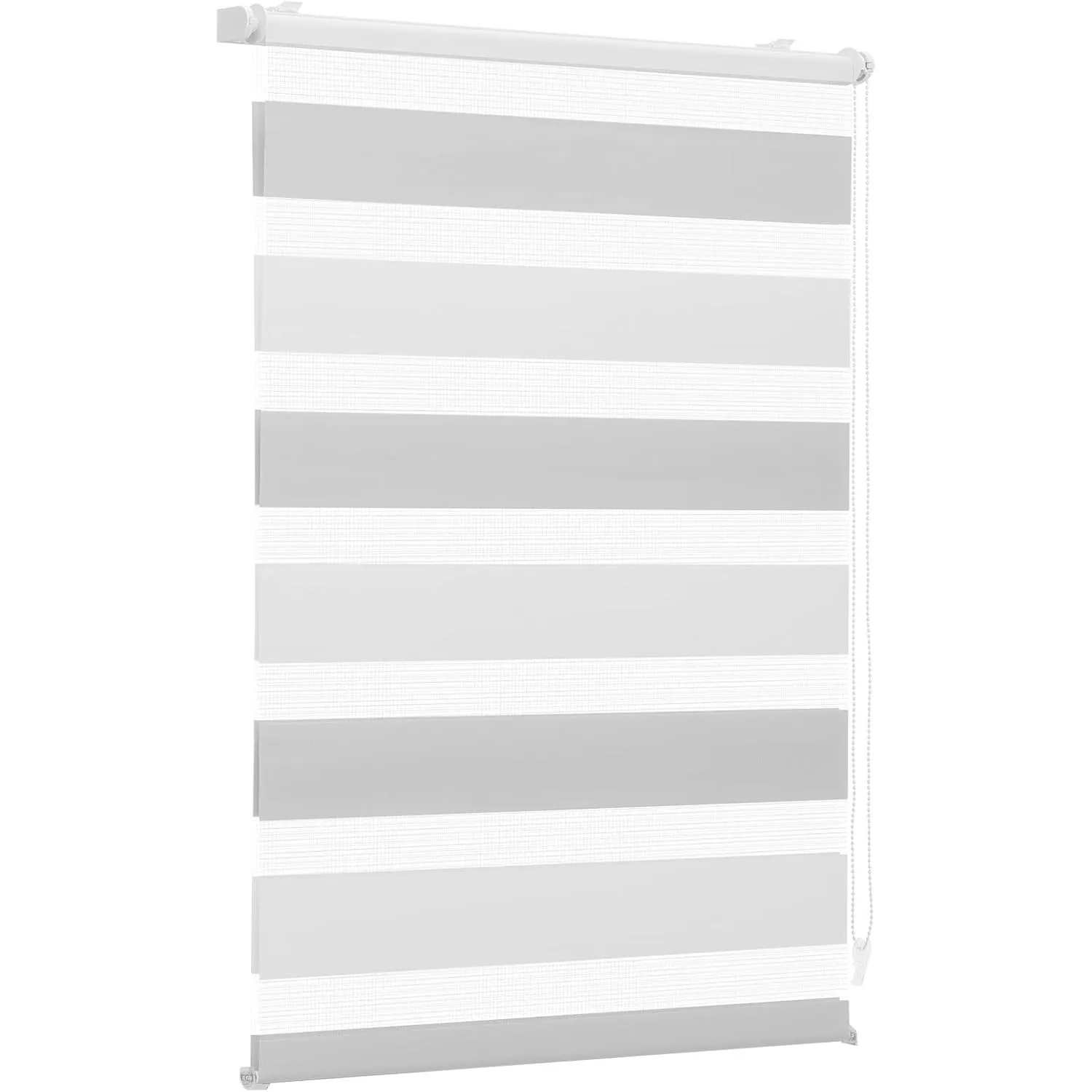 Sekey Doppelrollo Klemmfix ohne Bohren für Fenster, Zweifarbig Doppelrollo 80 cm breit, Duo Rollo Jalousie Sonnenschutz…