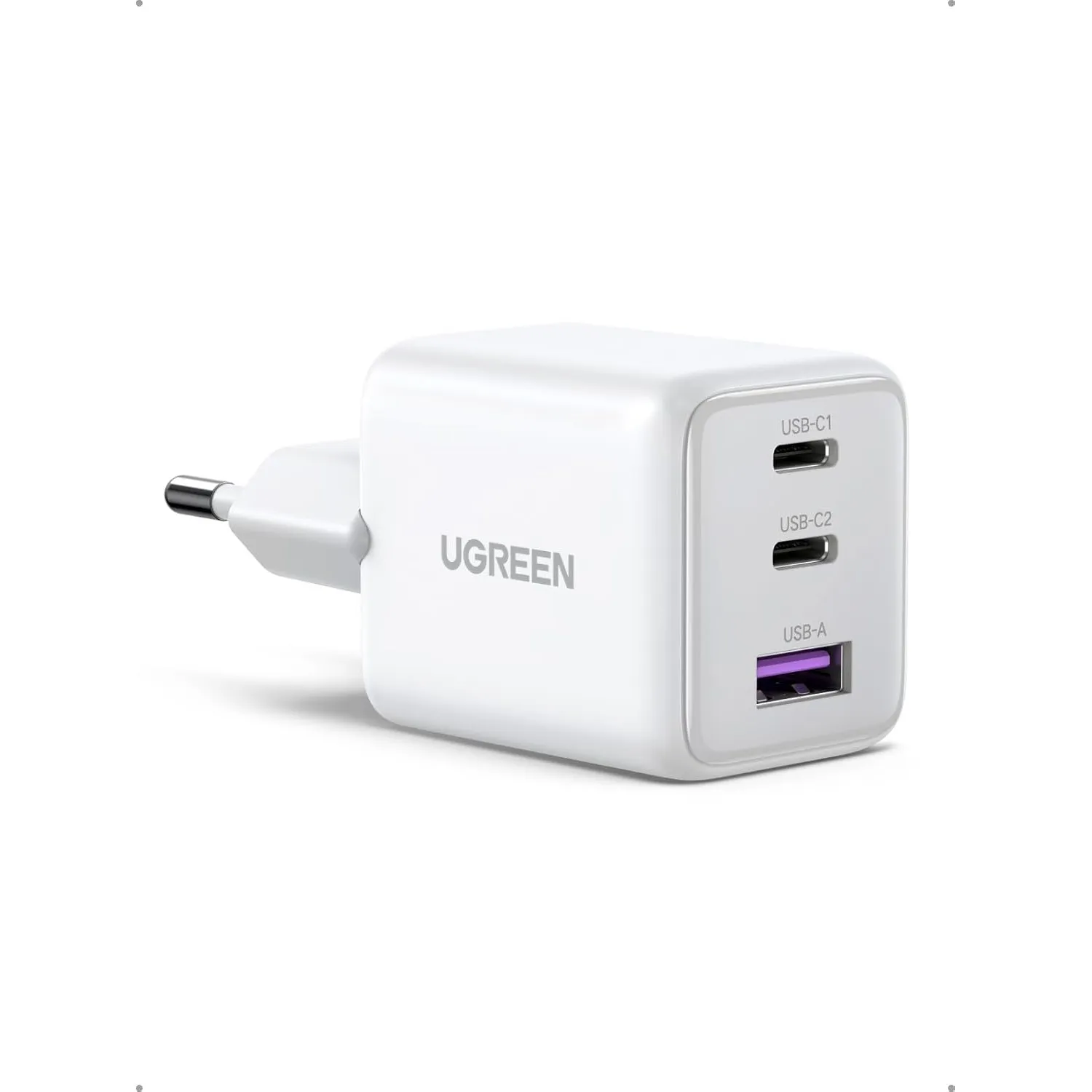 UGREEN USB C Ladegerät 30W, 3-Port GaN Netzteil, PD iPhone Chrager