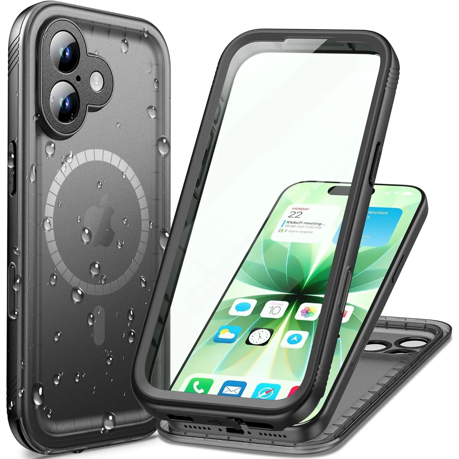 Cozycase TOP Militärschutz Magnetische Hülle für iPhone 17 für MagSafe wasserdichte 360 Grad Panzerhülle Outdoor i Phon…