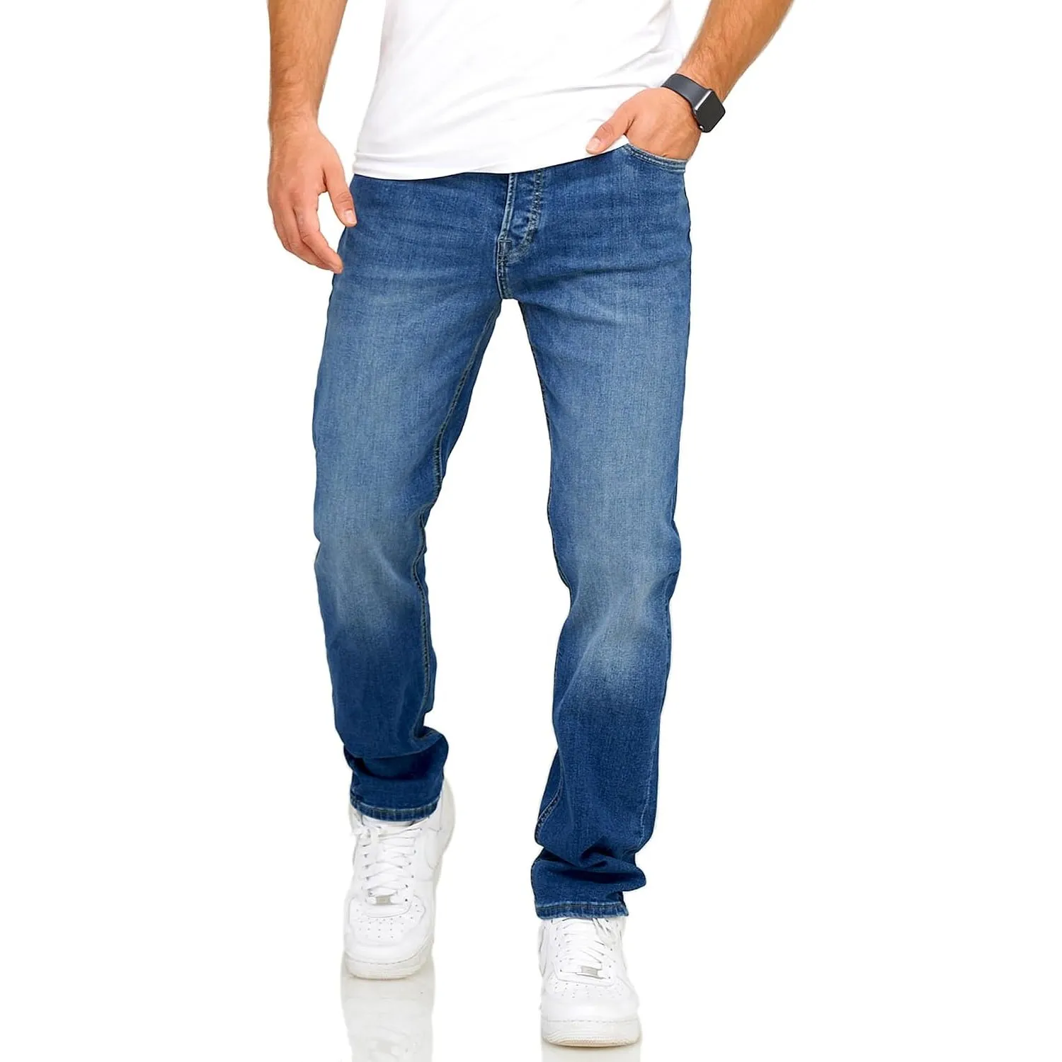 JACK & JONES Infinity Herren Jeans Mike ARIS Comfort Fit Denim Herrenhose