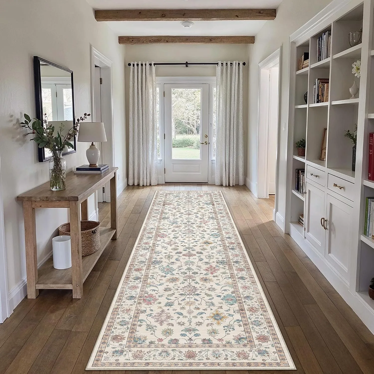 PureCozy Vintage Waschbarer LäUfer Flur Teppich 60x240cm, Multicolore
