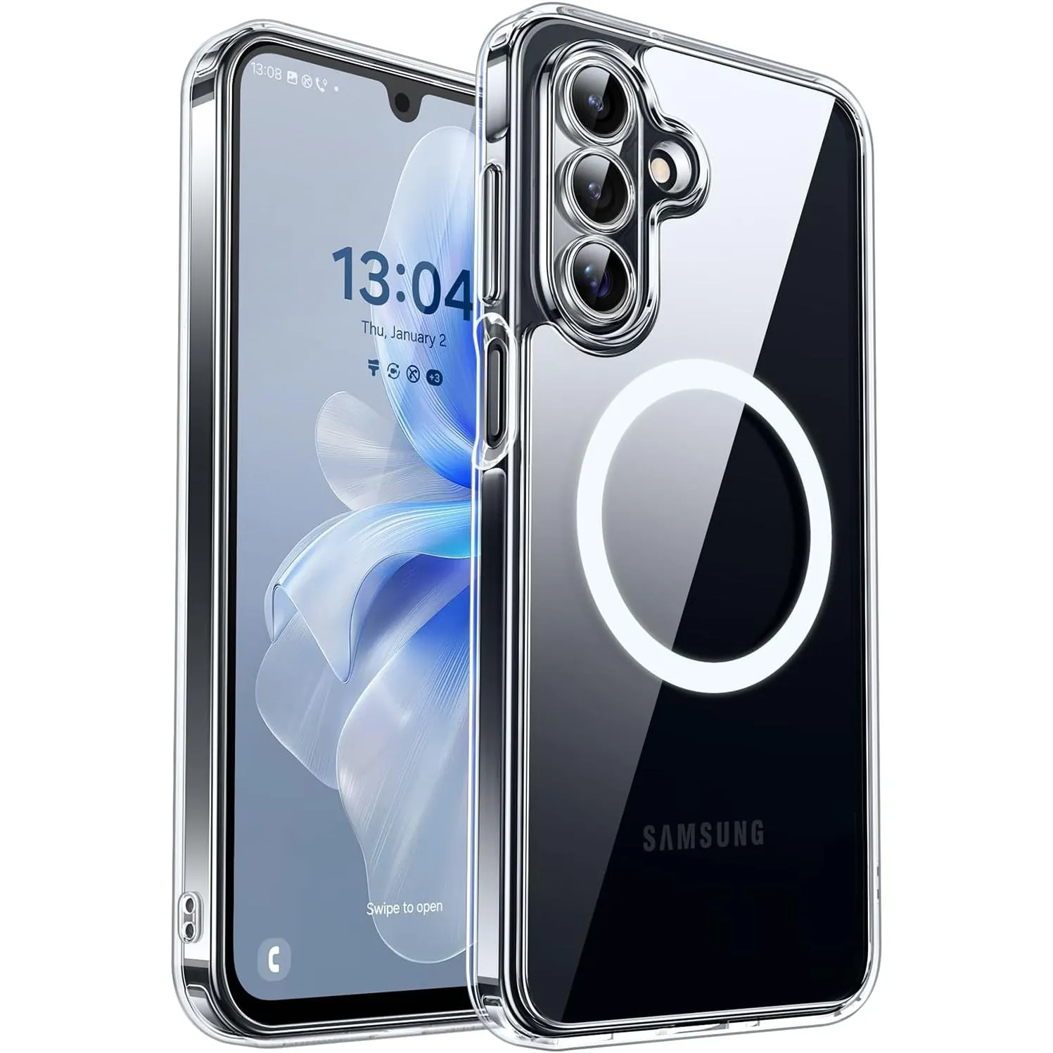 CANSHN für Samsung Galaxy A17 Hülle mit Kameraschutz für Magsafe (TOP Militärschutz & Magnetkraft) Extrem Haltbarkeit H…