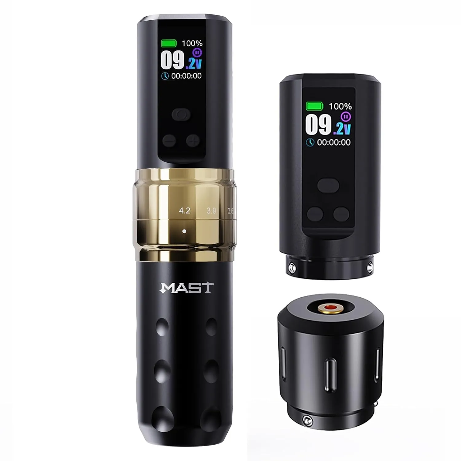 Mast Fold2 Pro Kabellose Tattoo Maschine Pen Rotary Tätowiermaschine Tattoo Gun 7 Strokes Length 2000mAh Batterie Power…