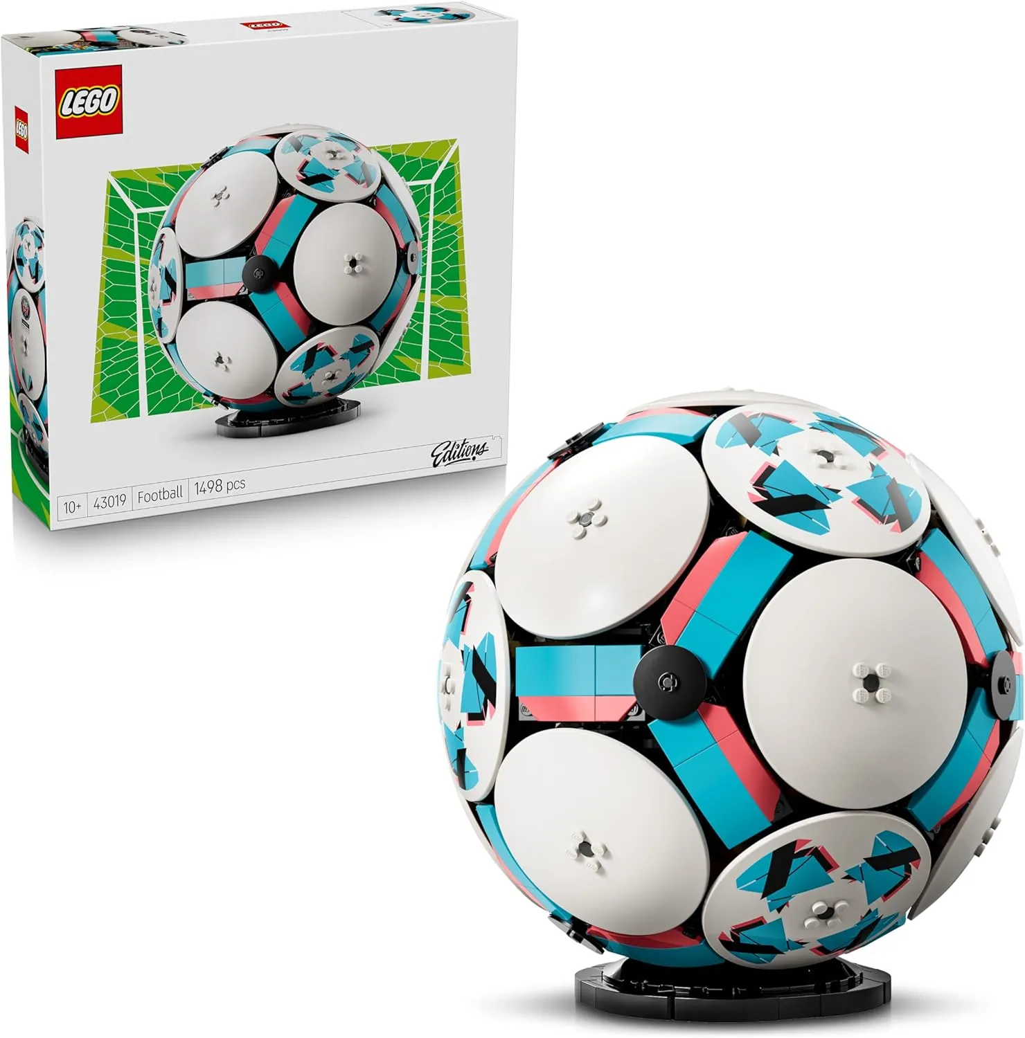 LEGO Editions Fußball Spielzeug - 3D Modellbau mit interaktivem Miniaturstadion - Geburtstagsgeschenk für Jungen & Mädc…