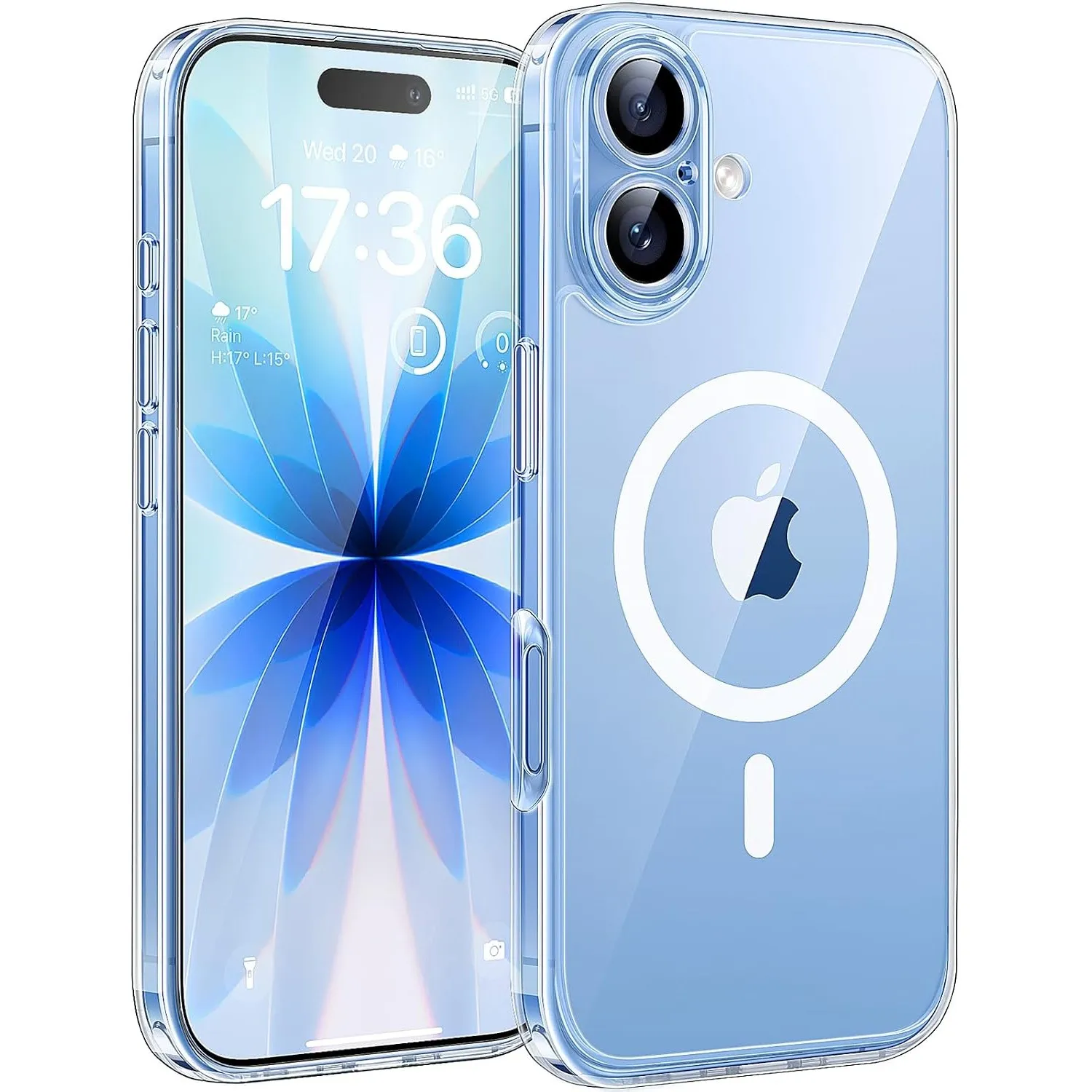 TOCOL für iPhone 17 Hülle, Kompatibel mit MagSafe, Transparent