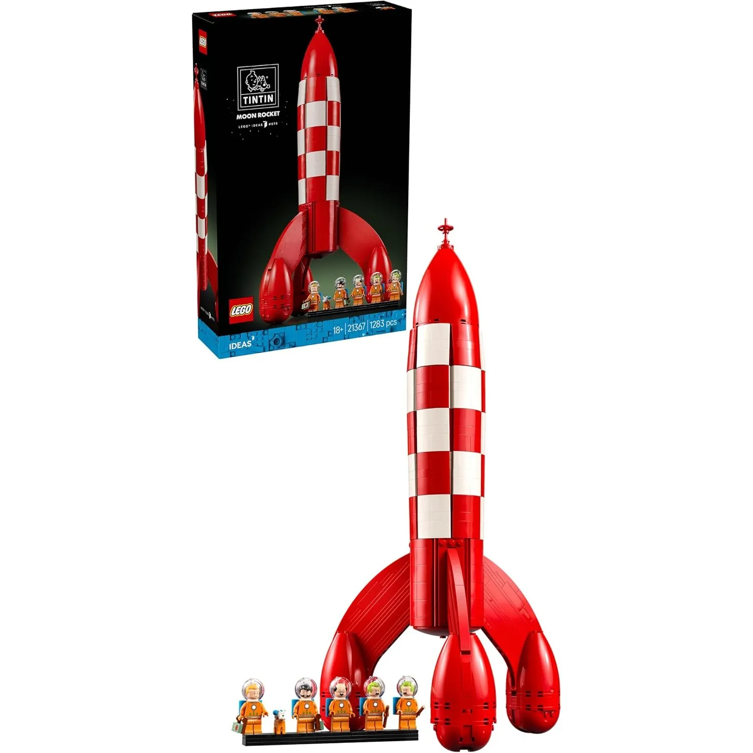 LEGO Ideas Die Mondrakete von Tim und Struppi 21367