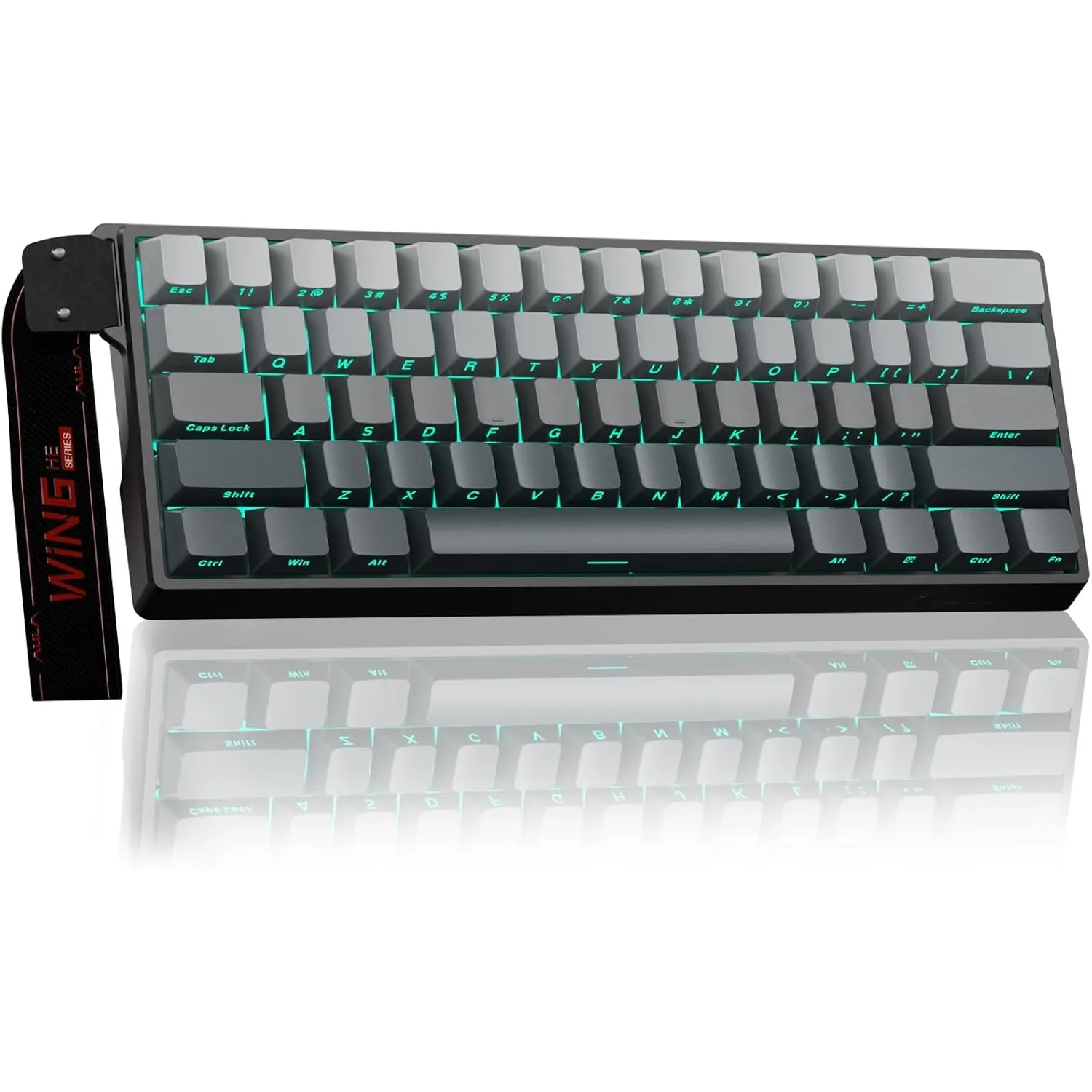 AULA WIN60 HE Mechanische Gaming Tastatur mit Kabel,Hall Effect Magnetic Switches,Rapid Trigger,Einstellbare Betätigung…