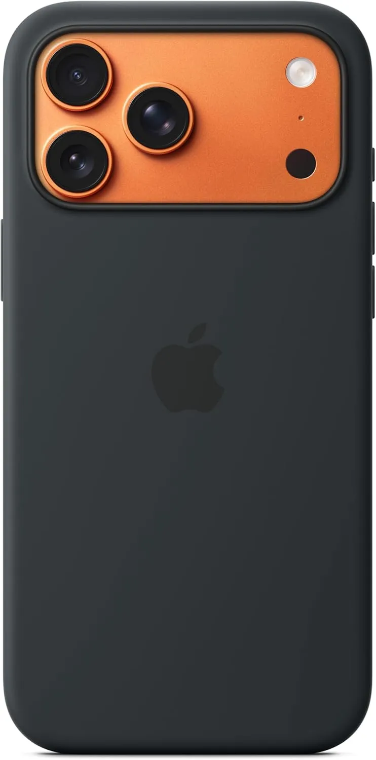 Apple iPhone 17 Pro Max Silikon Case mit MagSafe - Schwarz