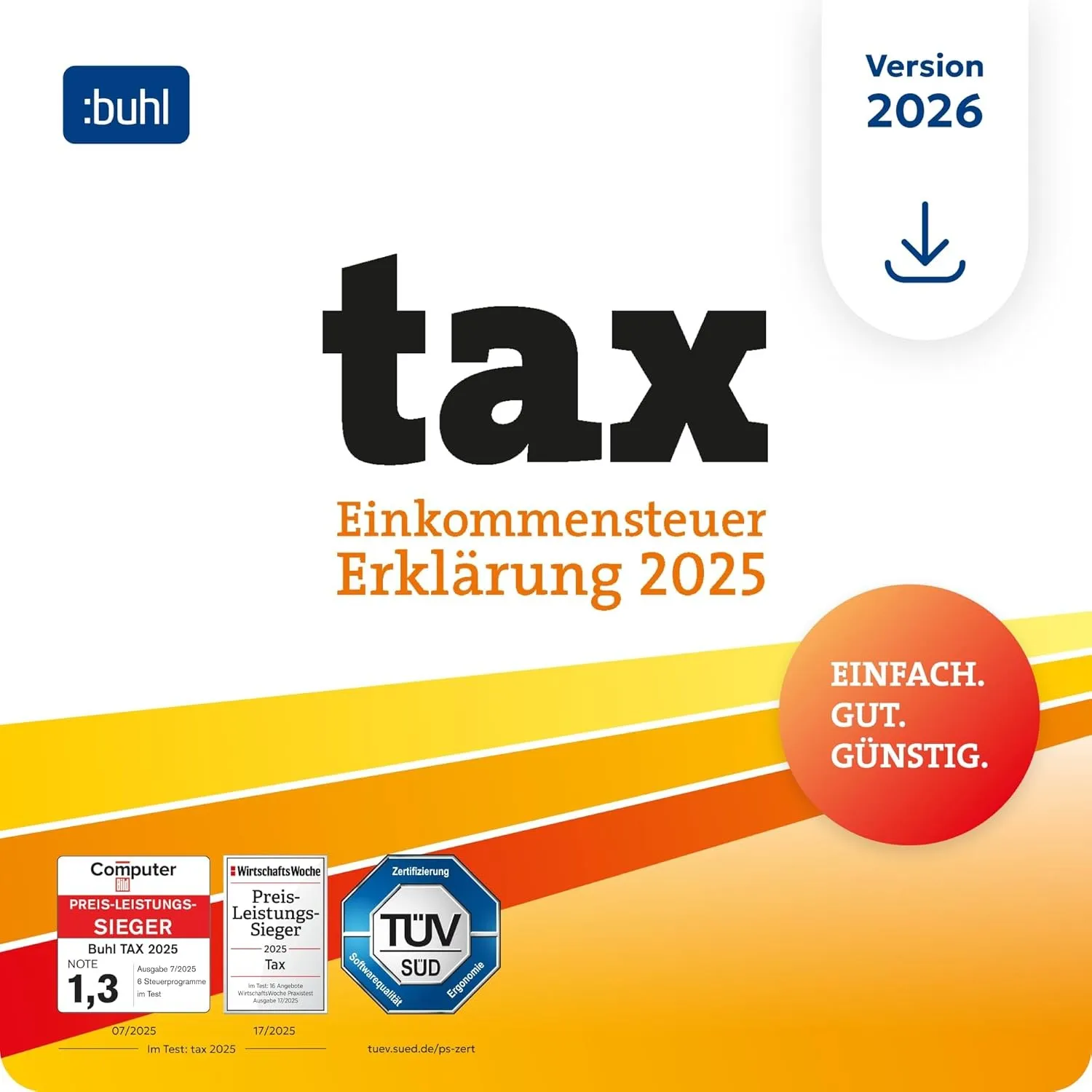 tax 2026 (für Steuerjahr 2025) Digitaler Download