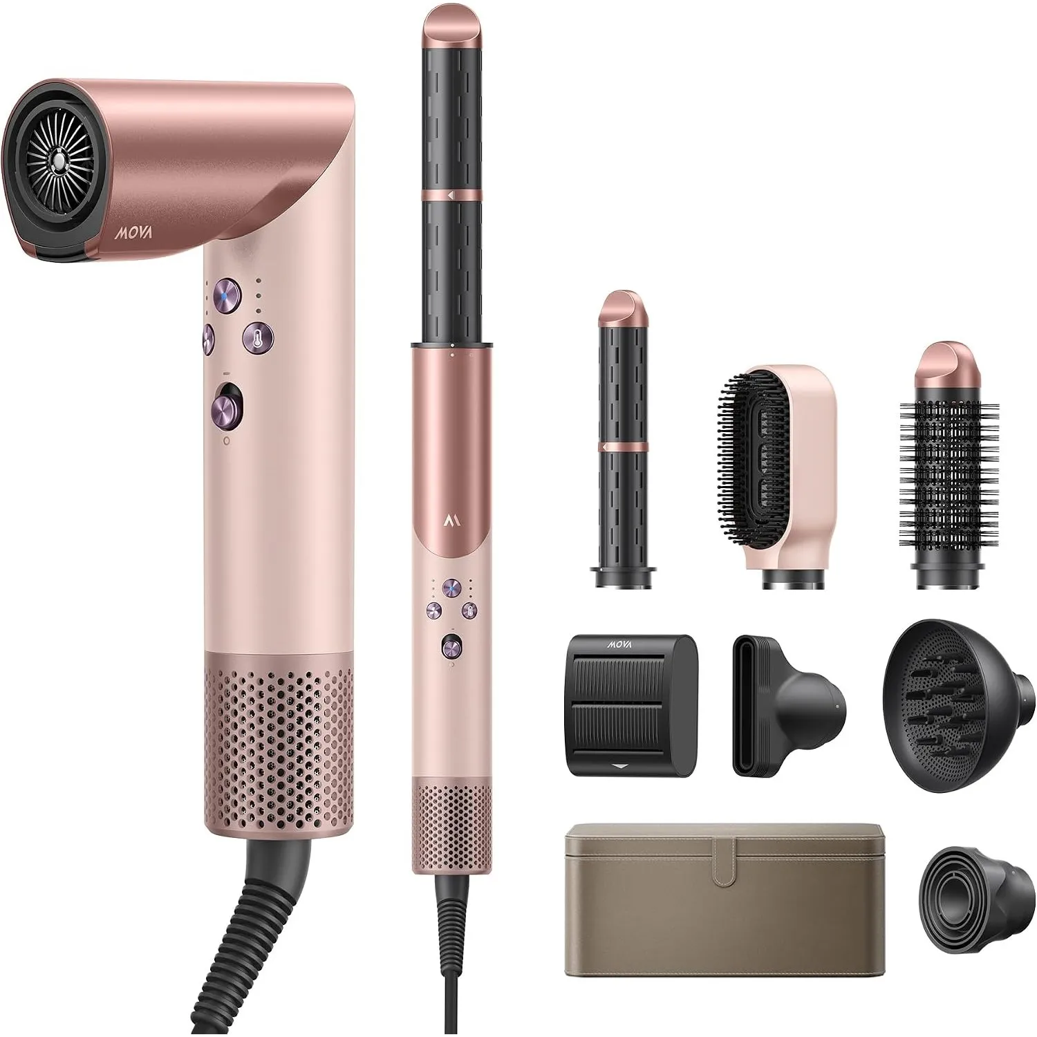 MOVA Master 10 Multi-Styler, 7-in-1-Haartrockner Styler für Locken | Glätten,Volumen, Schnelltrocknen, Haarpflege-Essen…
