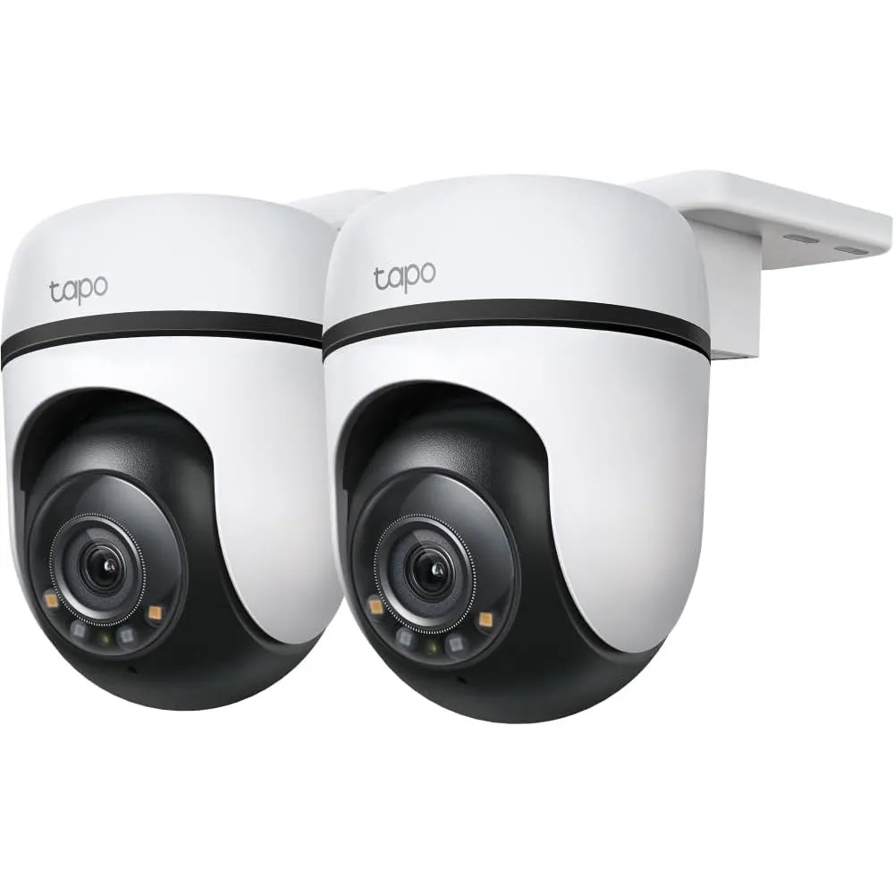 Tapo C510W(2-Pack) 360° WLAN-Überwachungskamera für außen, Farbnachtsicht, KI-Erkennung, Smart Tracking, Licht- & Ton-A…