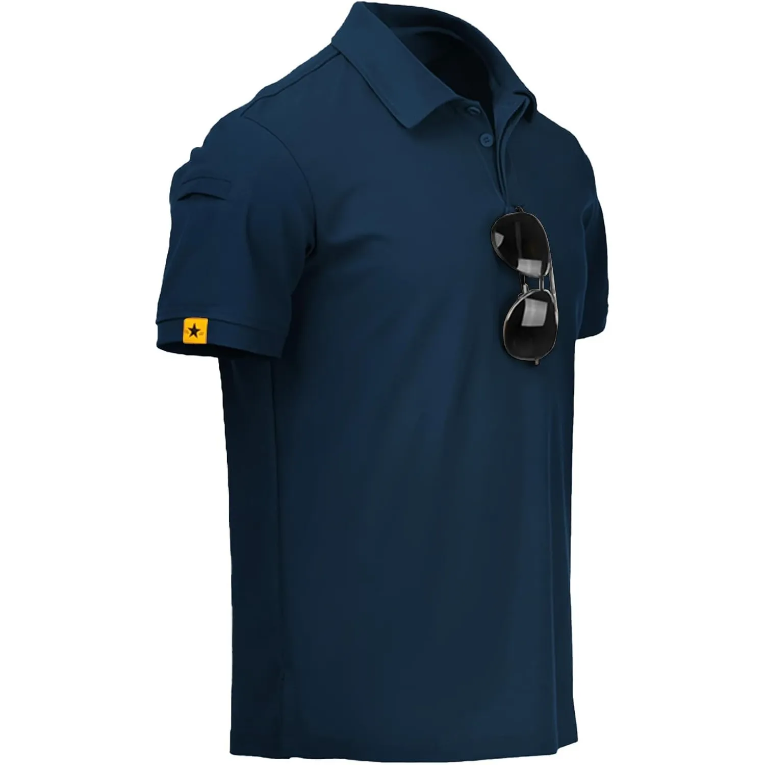 JACKETOWN Poloshirts Herren Kurzarm Atmungsaktives Funktionsshirt, M-3XL. | Polohemd Herren Atmungsaktives Sommer Knopf…