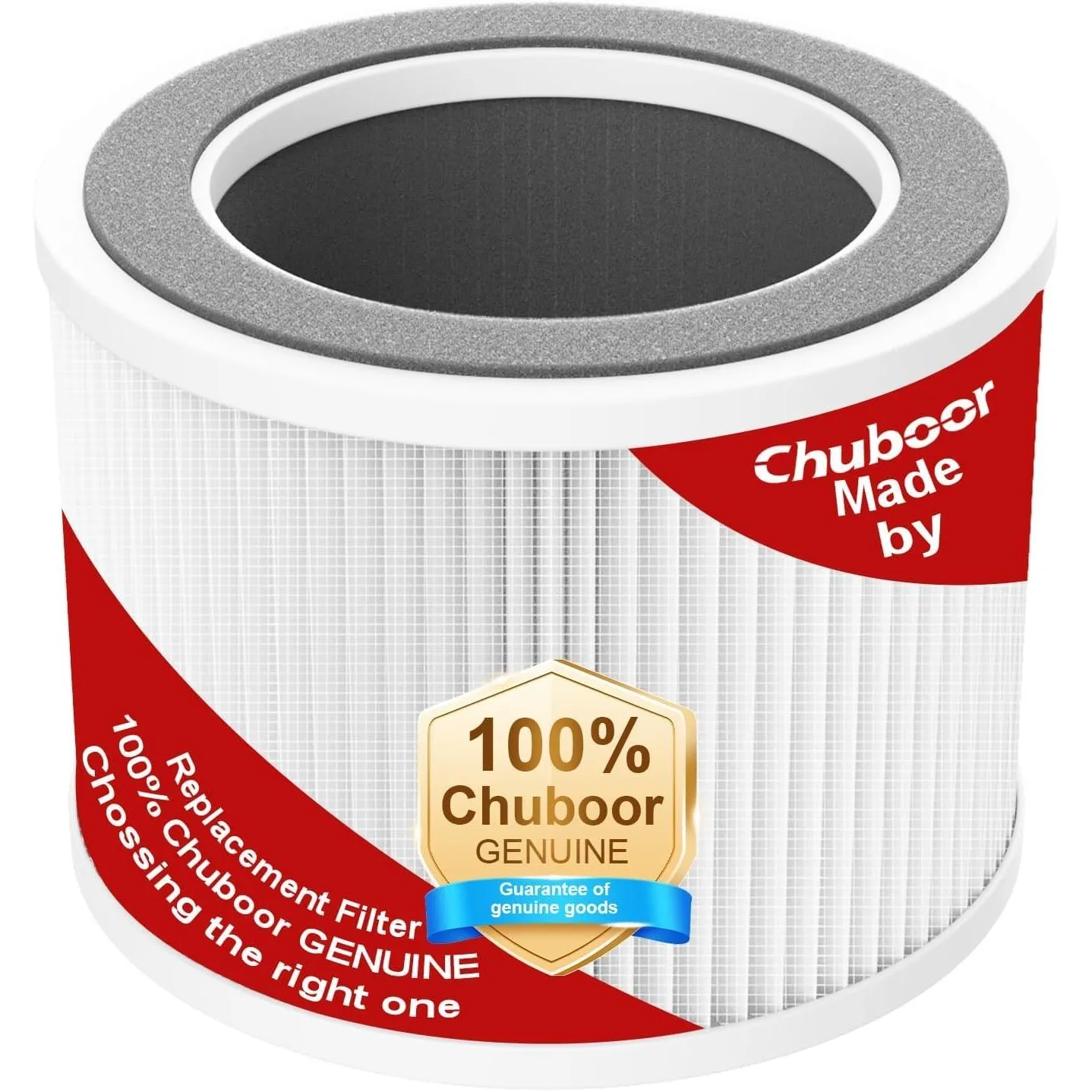 Luftreiniger Filter, Ersatzfilter für Chuboor PJ01 und PJ08 Luftreiniger, H13 True HEPA