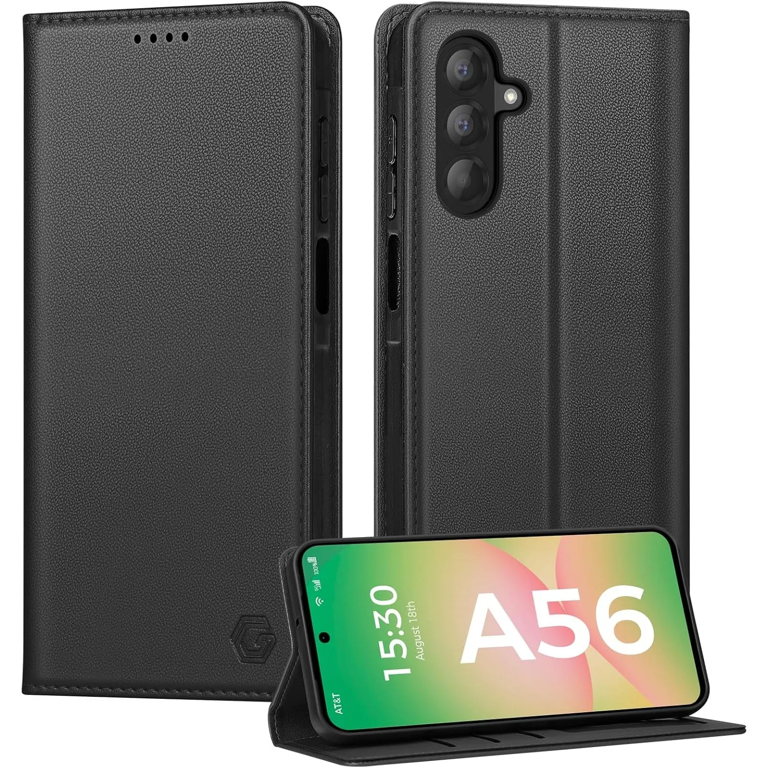 Handyhülle für Samsung Galaxy A56 5G Hülle, Kartenfach Premium PU Leder Klapphülle Schutzhülle, Standfunktion Tasche Fl…