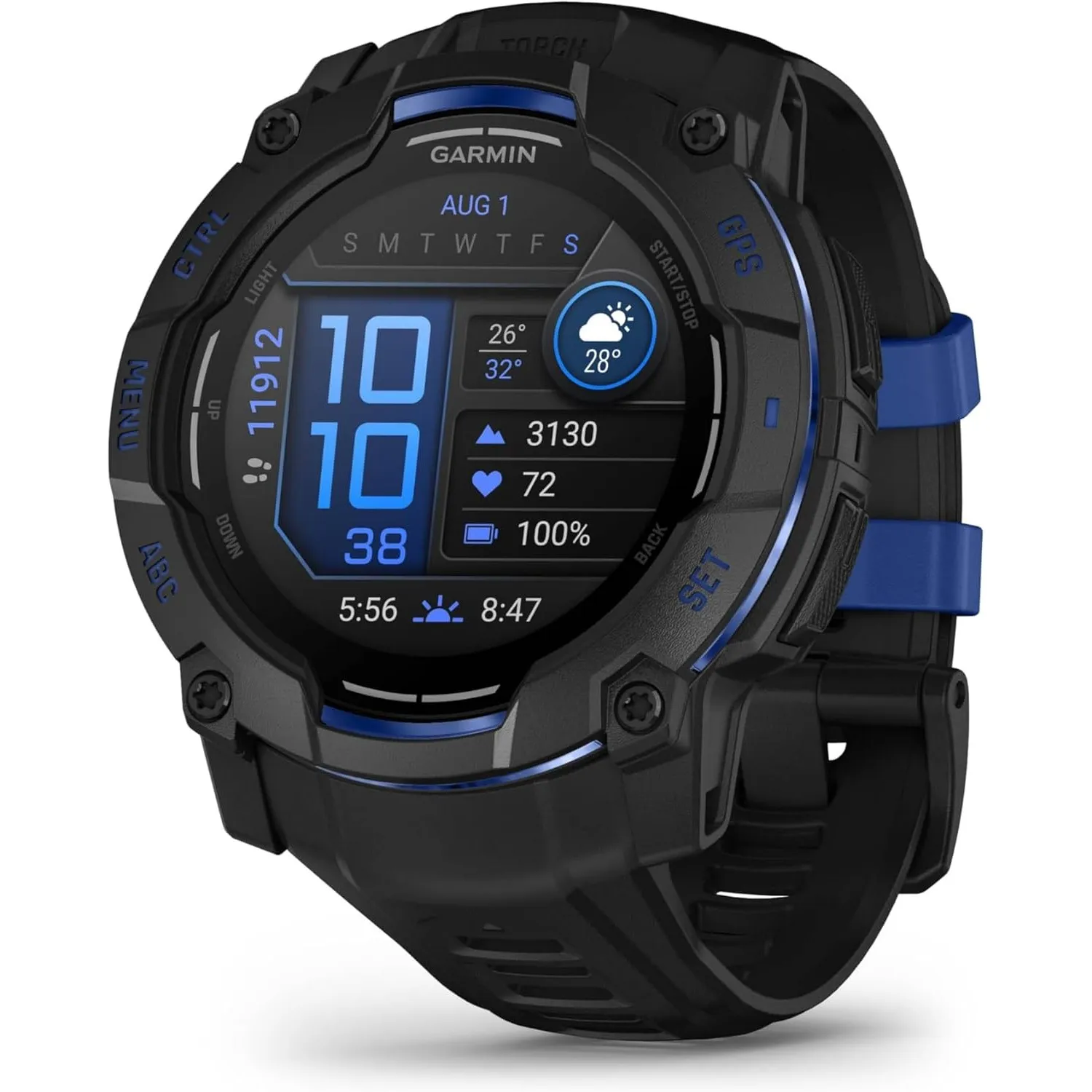 Garmin Instinct 3 50mm AMOLED – GPS-Multisport-Smartwatch, 1,3" AMOLED-Display, bis zu 24 Tage Akkulaufzeit, 80+ Sport-…