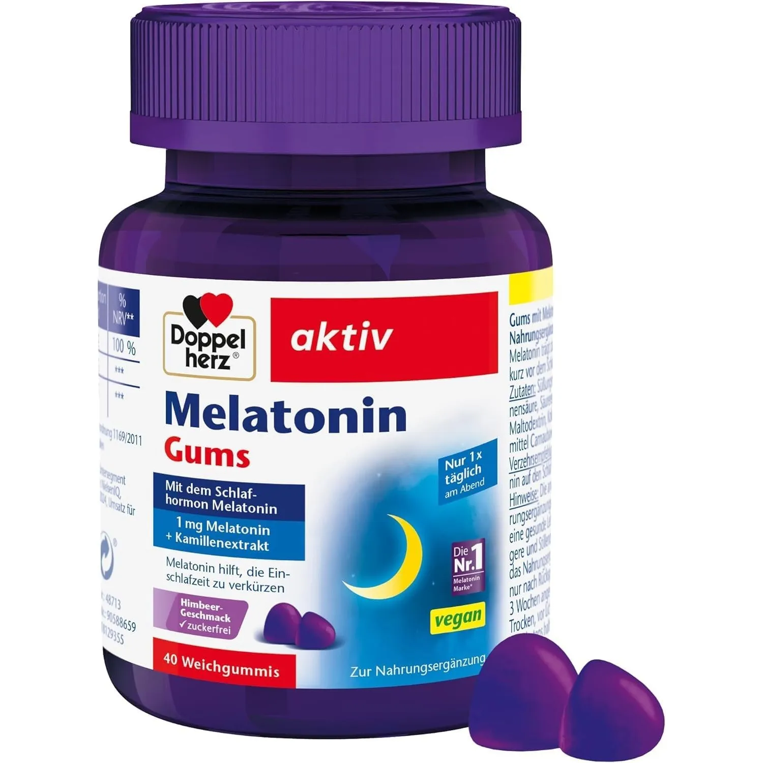 Doppelherz Melatonin Gums - Zuckerfrei