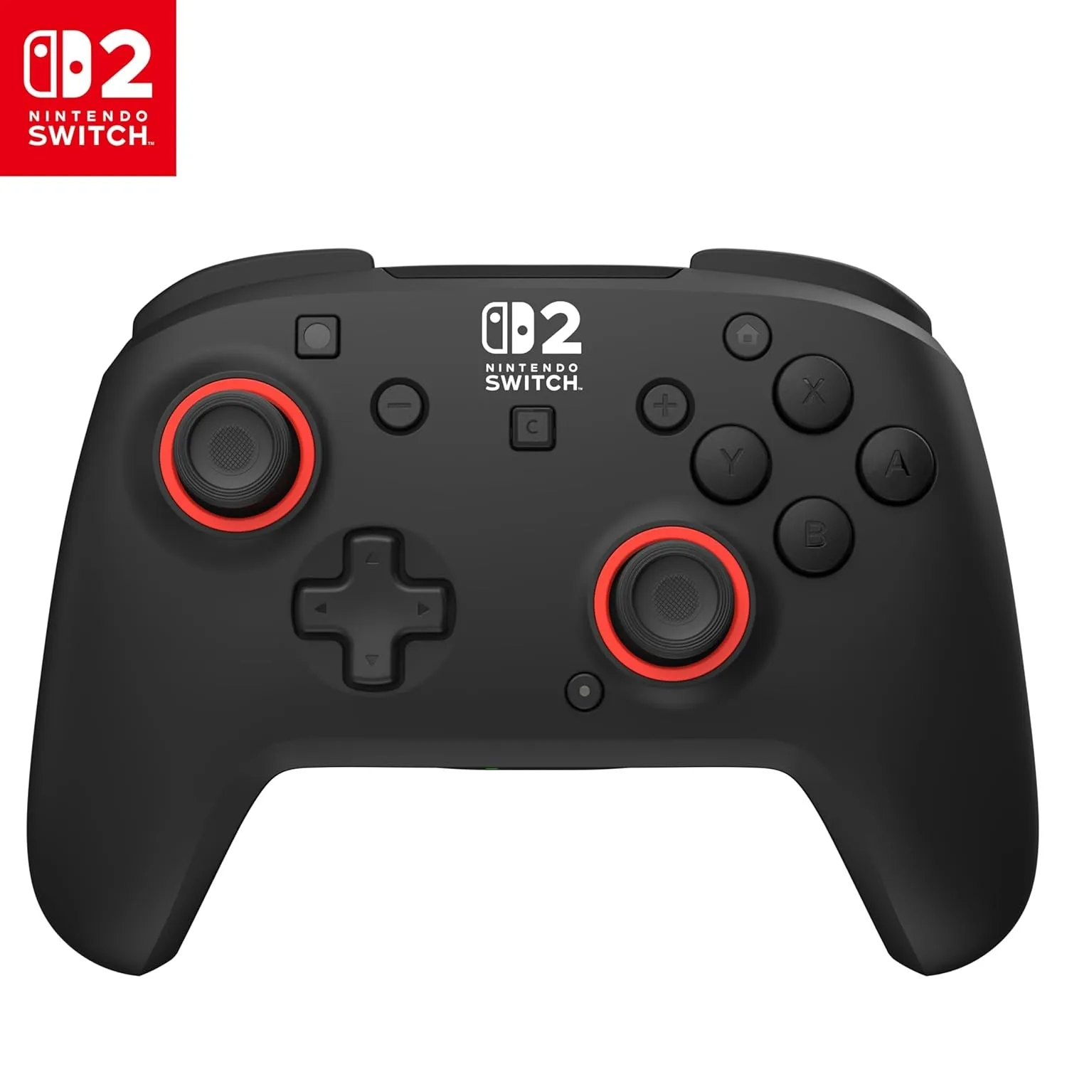 Turtle Beach Rematch Schwarz Kabelloser RGB-Gaming-Controller offiziell lizenziert für Nintendo Switch 2