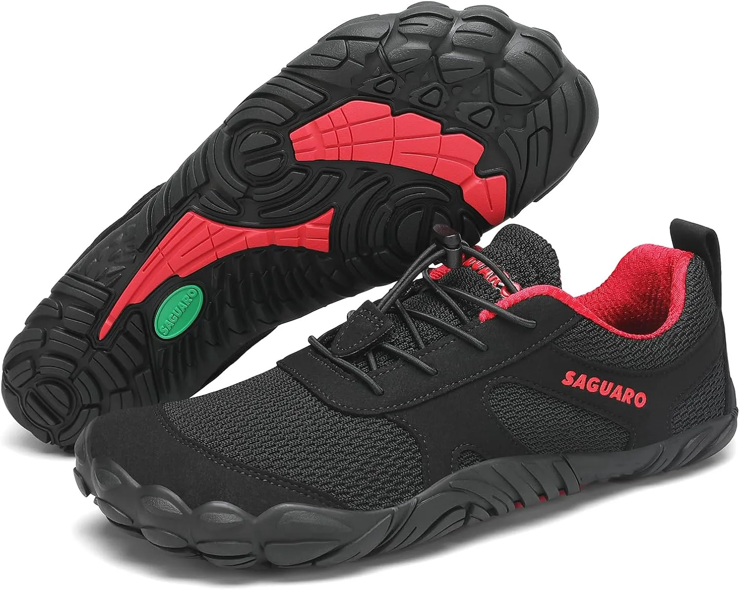 SAGUARO Knit Barefoot Shoes Non-Slip Barefoot Shoes Women Men with Zero-Drop Solhe Size 36-48