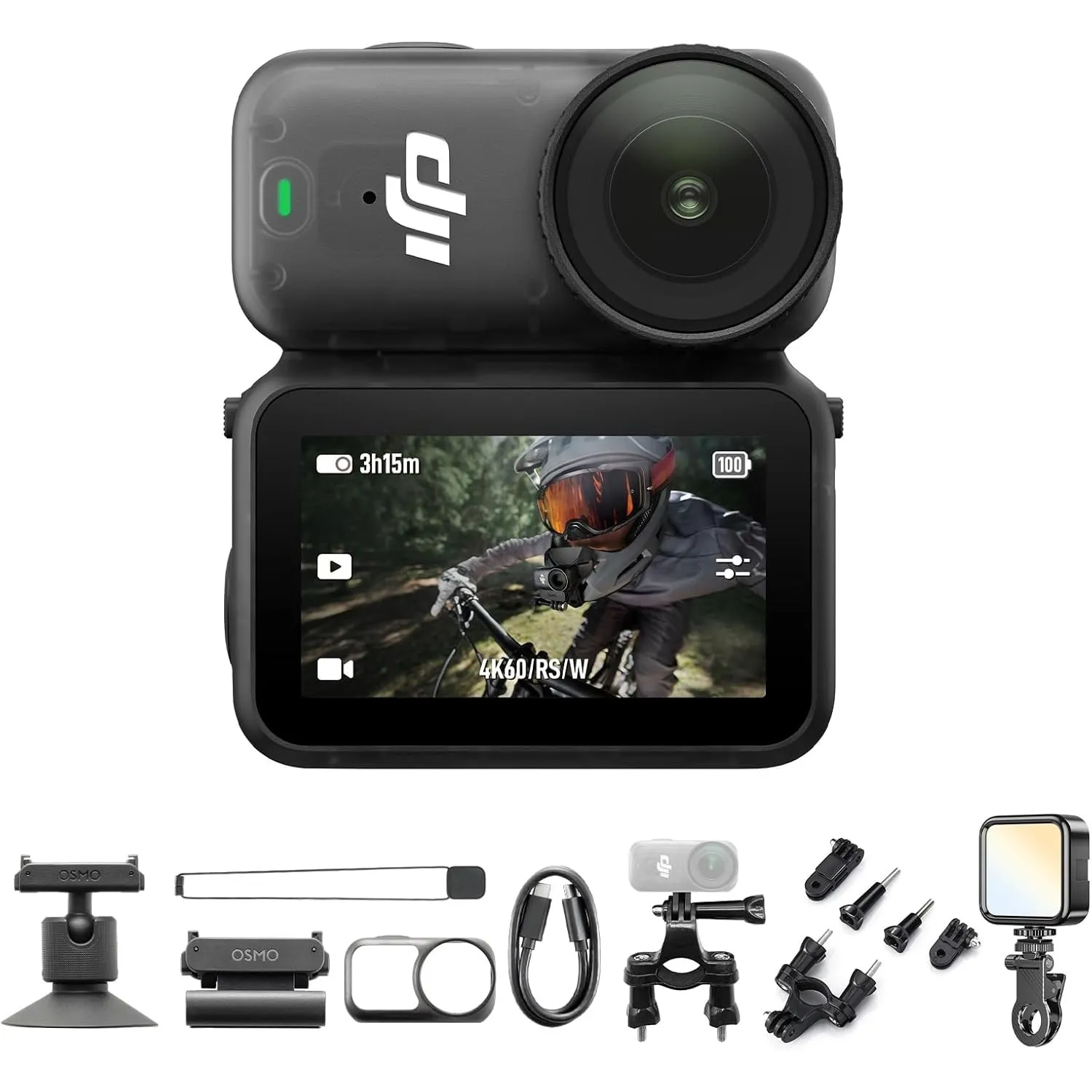 DJI Osmo Nano Standard Combo 64GB - 4K/60fps kleine Mini-Cam mit 1/1,3″ Sensor, 143° Weitwinkel-Video, 200 min Akku, üb…