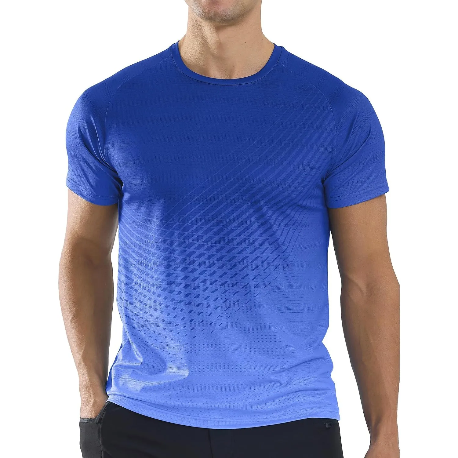 Sport Tshirts Herren Trainingsshirt Atmungsaktiv Laufshirt Funktionsshirt Kurzarm Sportshirt Schnelltrocknend Gym Shirt…