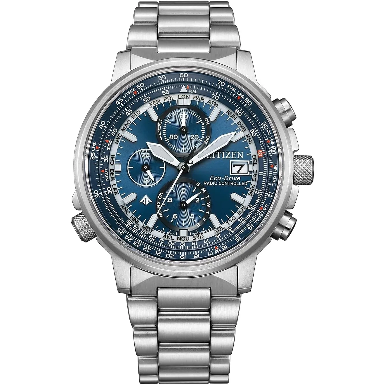 Citizen Promaster Sky Eco-Drive Herrenuhr, Blau, 41 mm, AT8300-58L