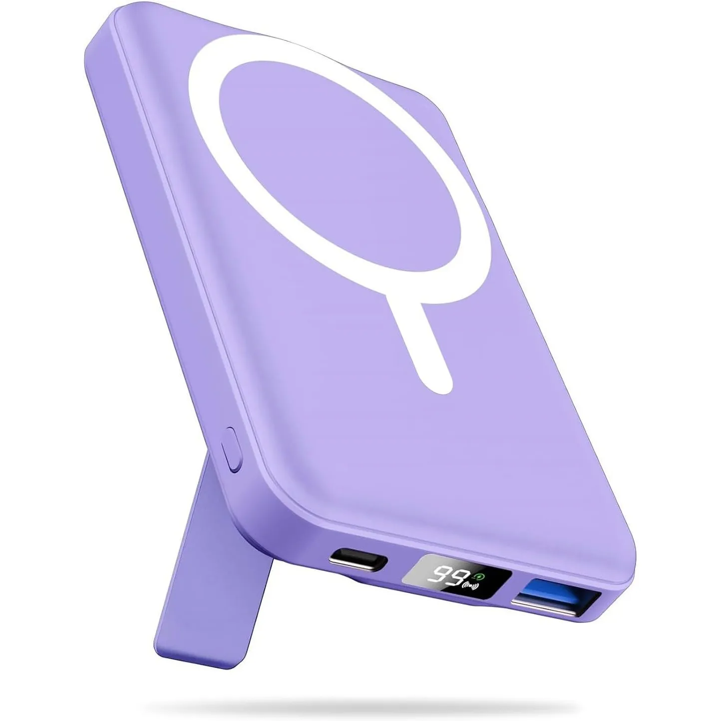 AOGUERBE Powerbank für MagSafe, 10000mAh Magnetische Power Bank für iPhone