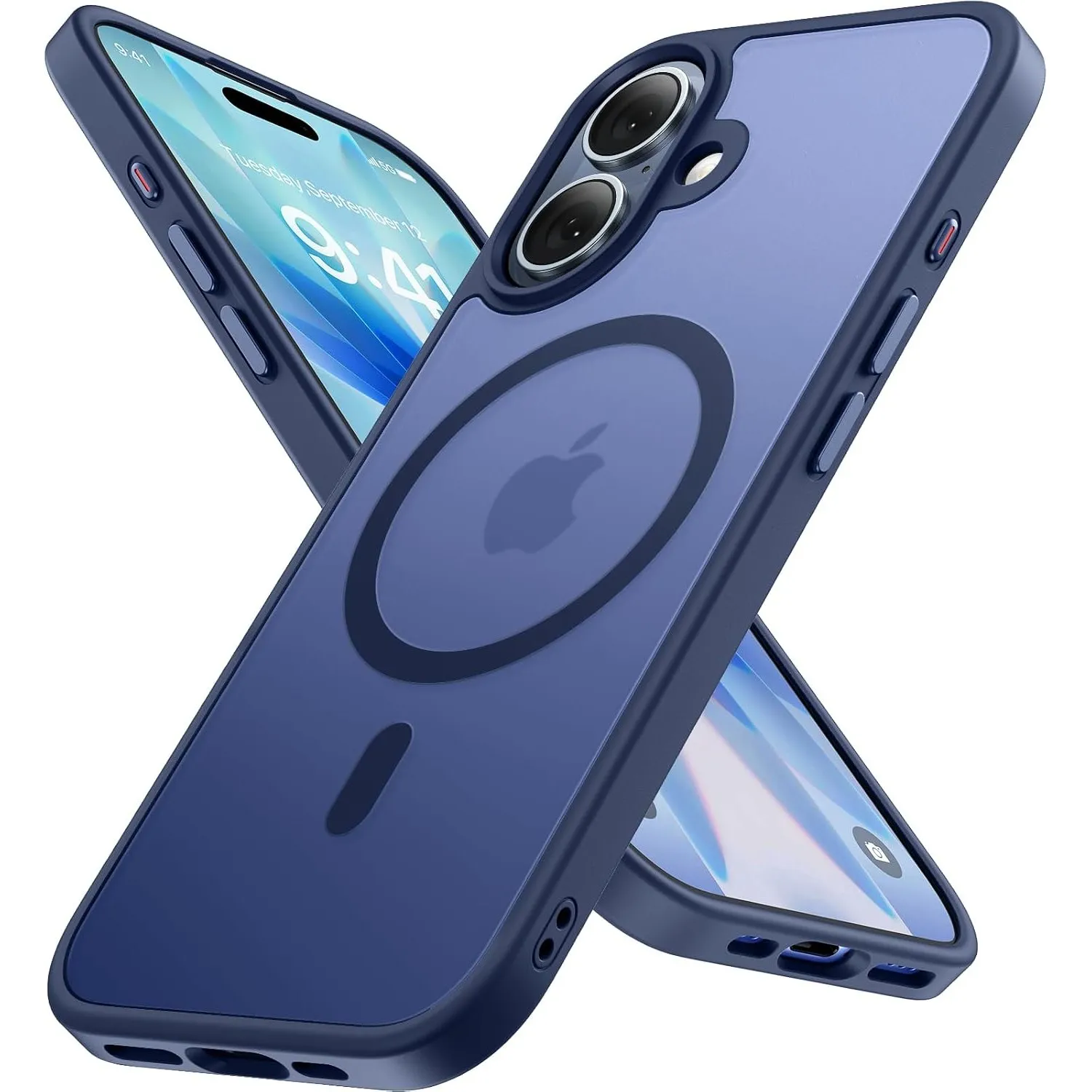 Miracase für iPhone 17 Hülle mit Magsafe TOP MIL, Blau