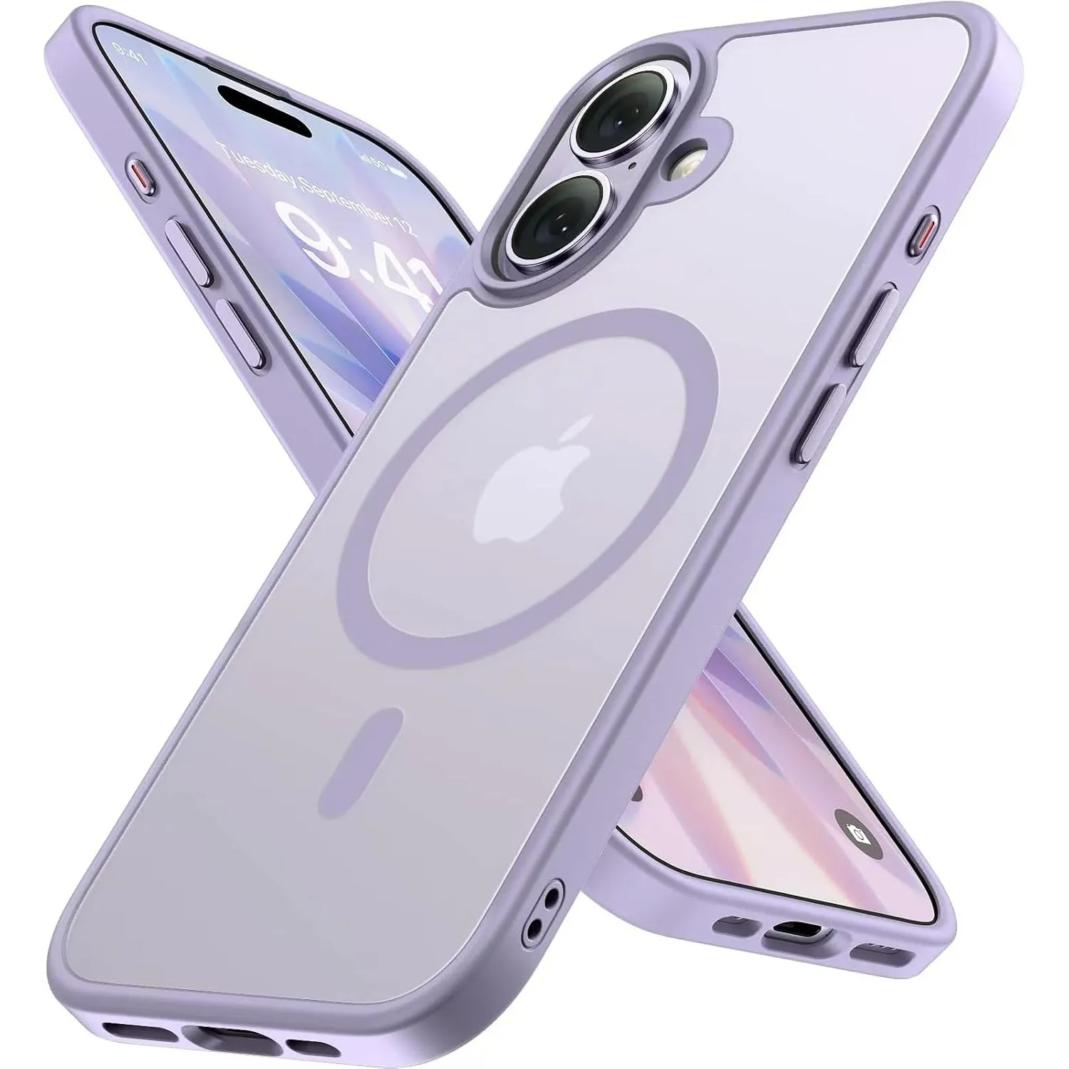 Miracase für iPhone 17 Hülle mit Magsafe TOP MIL, Lila