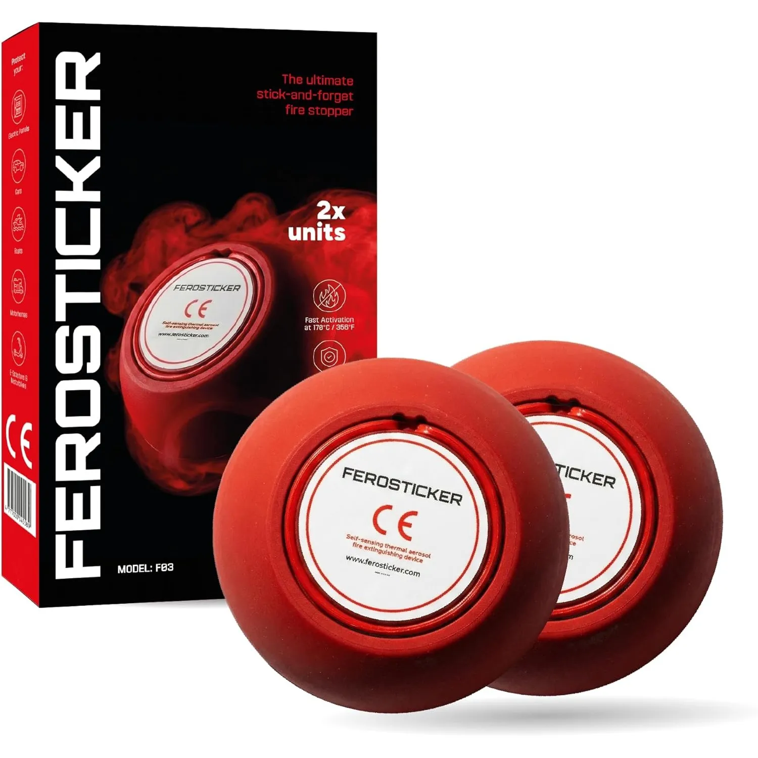 Kleiner Automatischer Feuerlöscher (2 Stück)