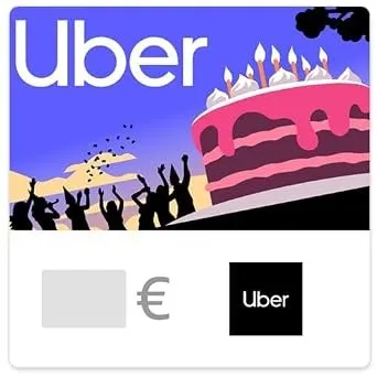 Uber Geschenkkarte - für Deutschland - per E-Mail