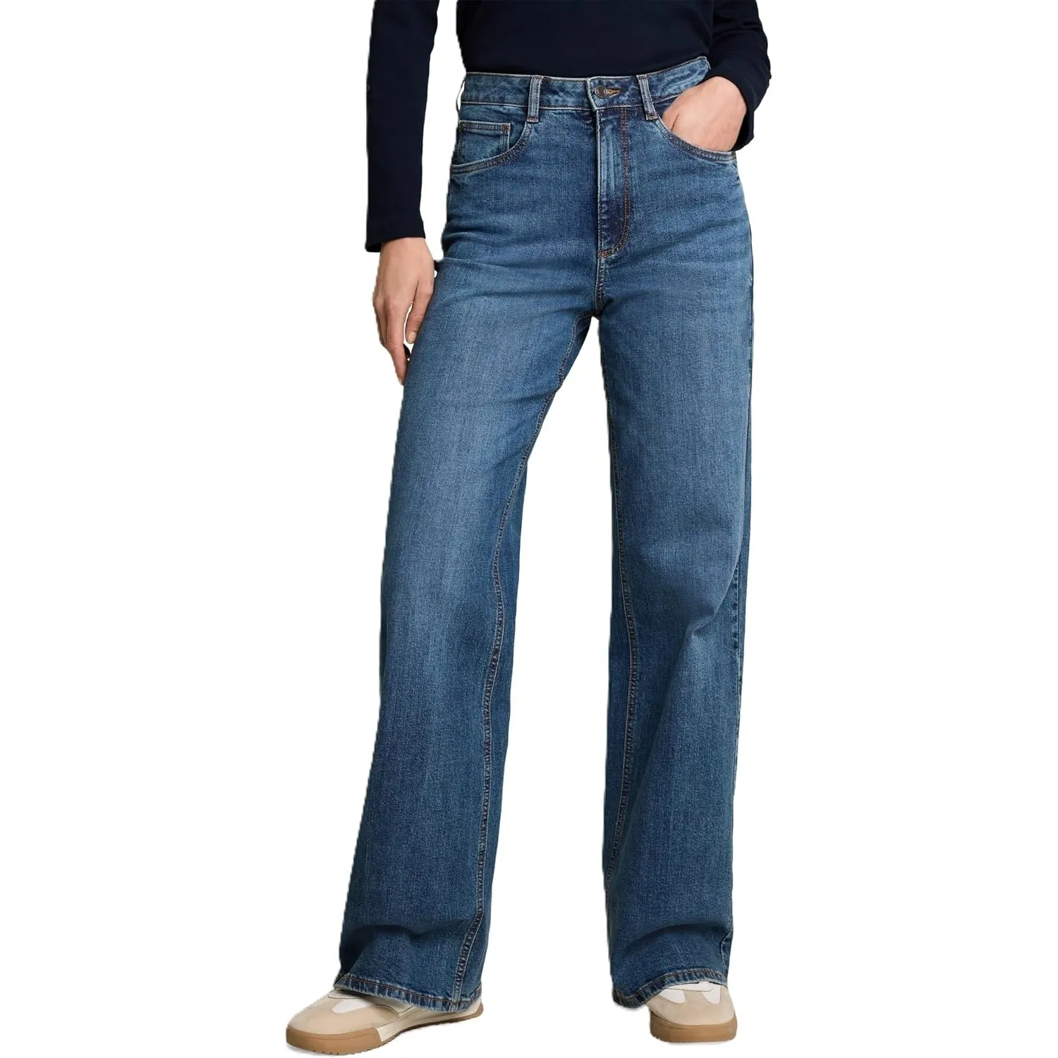 Tom Tailor Damen TTMADINA Wide Leg Jeans