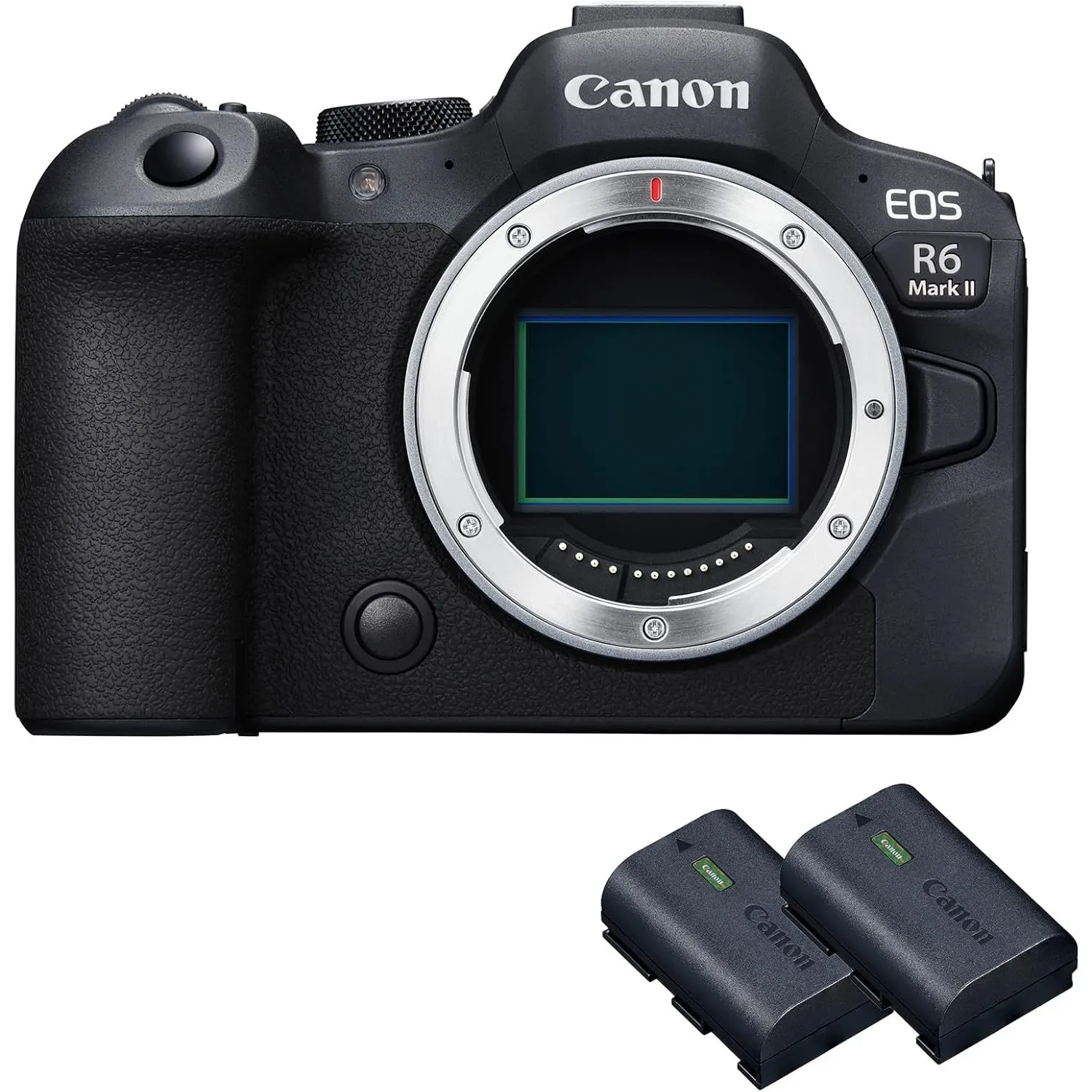 Canon EOS R6 Mark II Systemkamera – Spiegellose Vollformat Kamera, Hybridkamera mit intelligentem Autofokus, 4K, WiFi, …