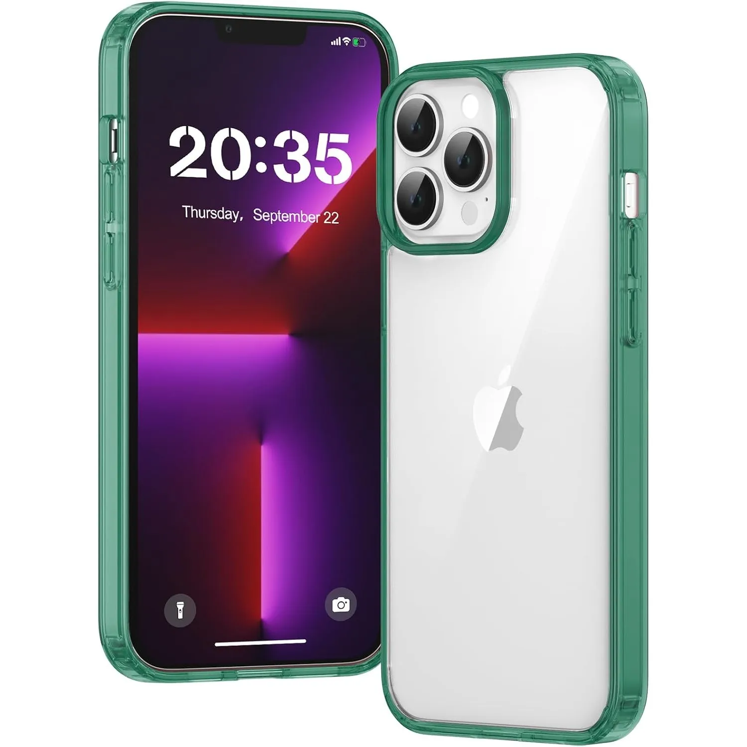 Hülle für iPhone 13 Pro Hülle, Anti-Vergilbung Transparent Handyhülle Stoßfest Schutzhülle, Premium Kratzfeste Case für…