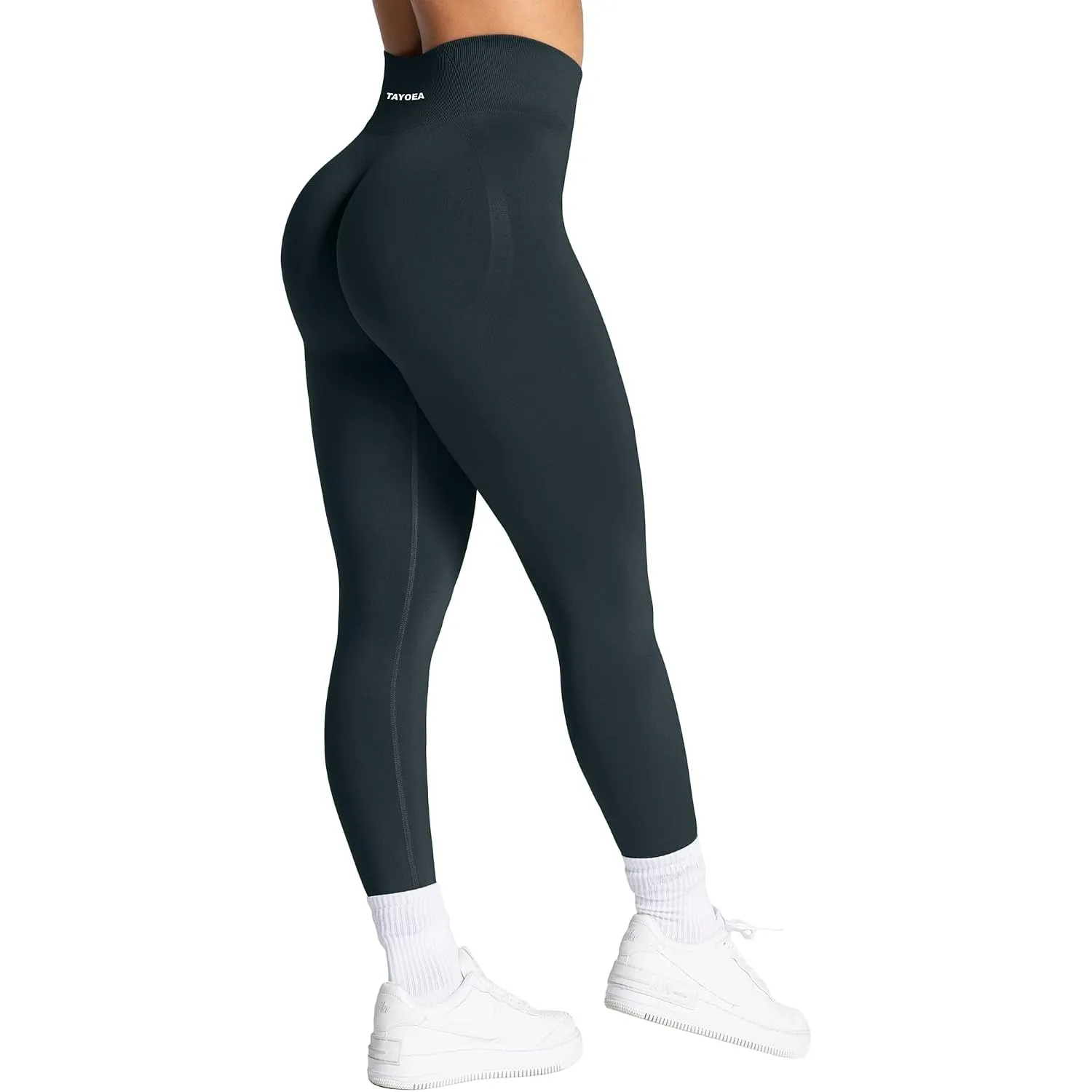 TAYOEA Sport Leggings Damen mit Scrunch Butt Push Up Booty Lifting Sporthose Blickdichte Nahtlos sportleggins für Yoga …