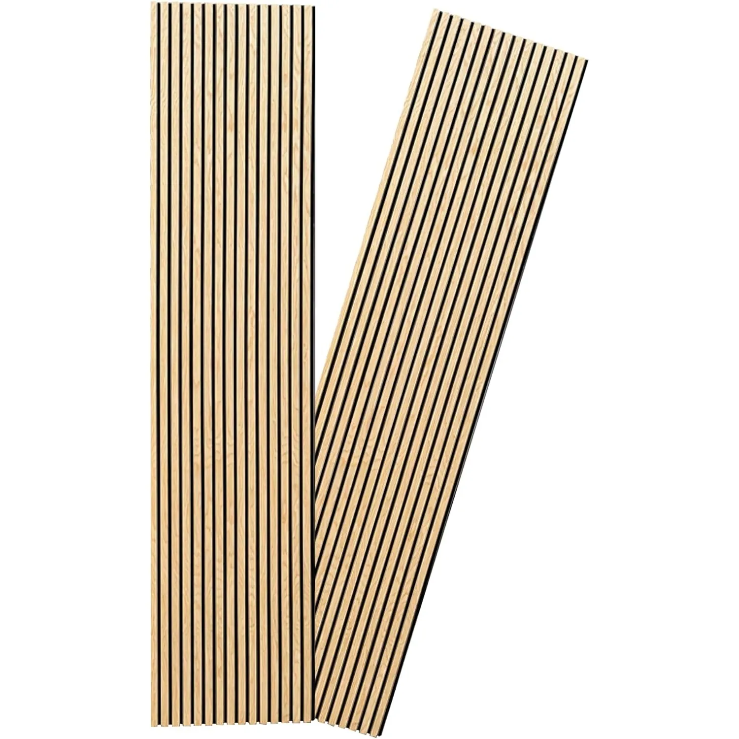 Akustikpaneele | Farbe: Eiche | Wandpaneele in verschiedenen Formaten | Deko Wohnzimmer | Wanddeko in Holz | Akustik Pa…