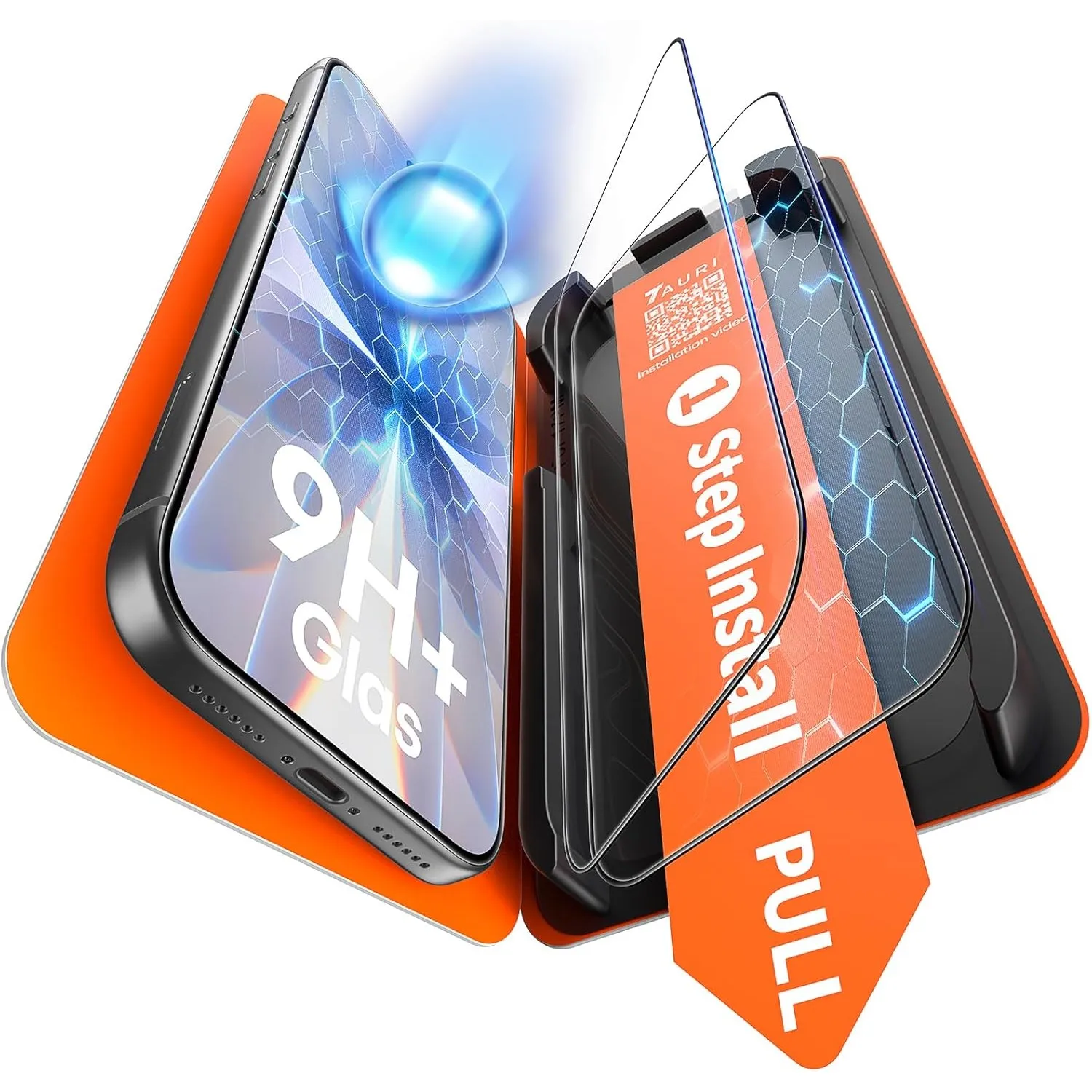 TAURI für iPhone 17 Panzerglas 6,3 Zoll - 2 Stück