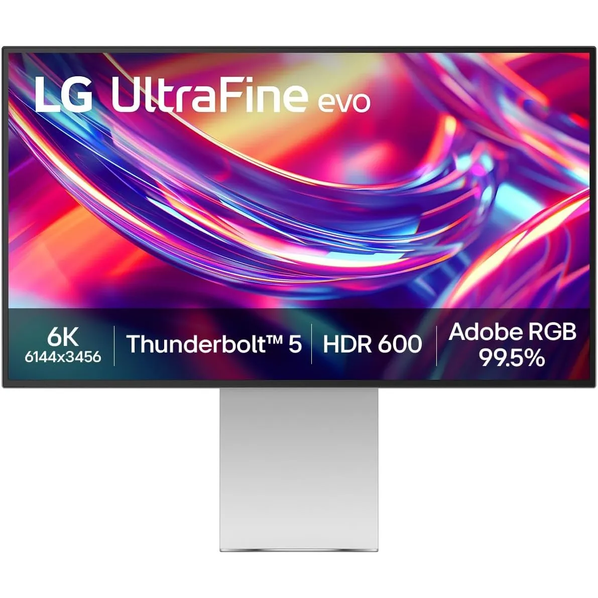 LG Ultrafine™ evo 32U990A-S.AEU (32 Zoll) 6K UHD Nano IPS Black Monitor, DisplayHDR 600, Thunderbolt 5 (96W), Silber