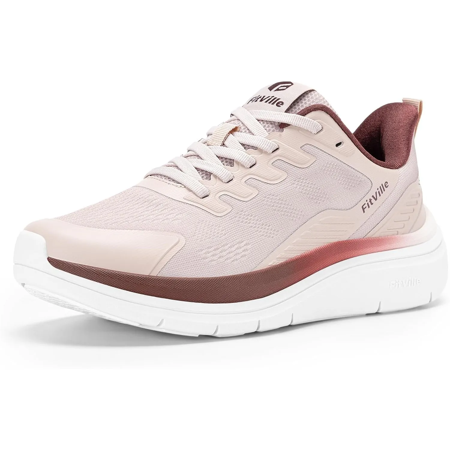 FitVille Extra Weit Sportschuhe Damen Walkingschuhe Leichte Joggingschuhe Atmungsaktiv Fitnessschuhe rutschfest Sneaker…