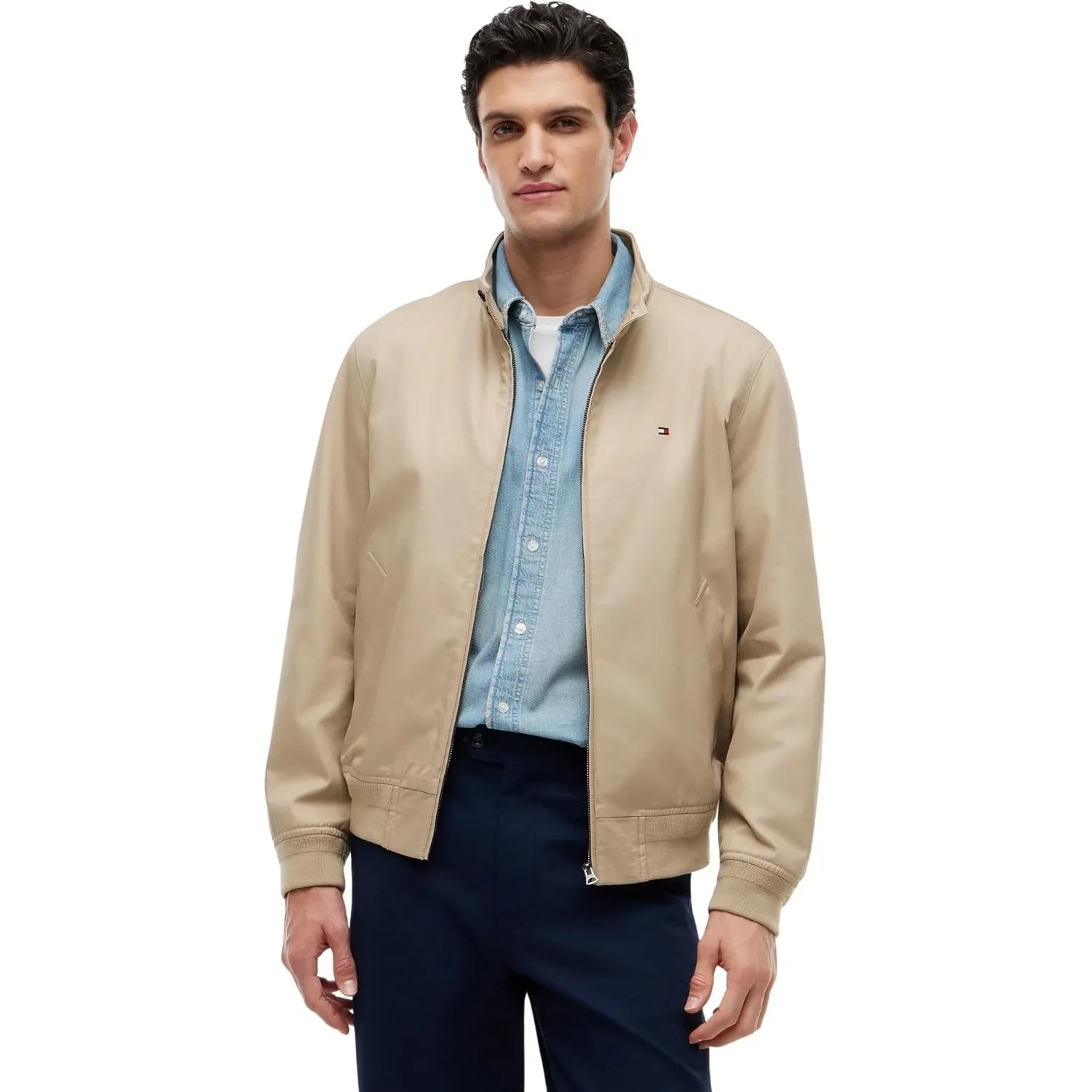 Tommy Hilfiger Herren Classic Harrington Mw0mw43468 Andere Jacken (1er Pack)